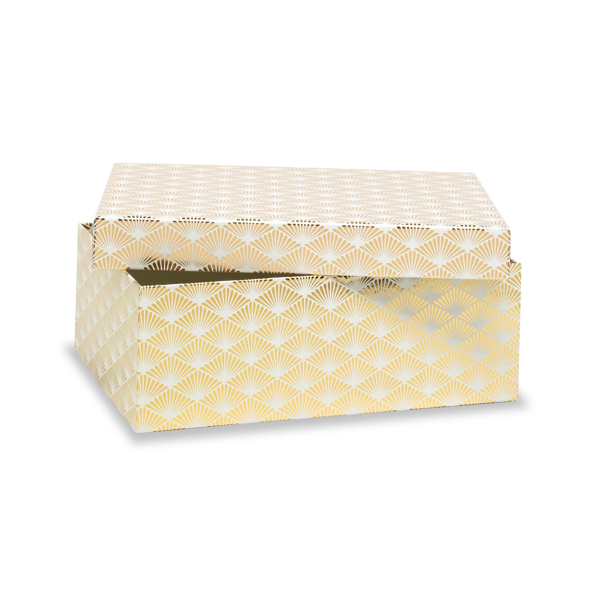 Manor Geschenkbox Muschel Gold