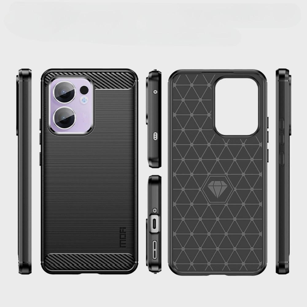 Cover-Discount OPPO Reno13 F - Metall Carbon Look Hülle