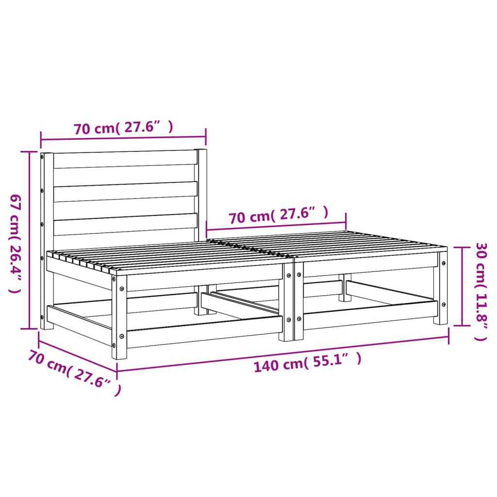 VidaXL Gartensofa