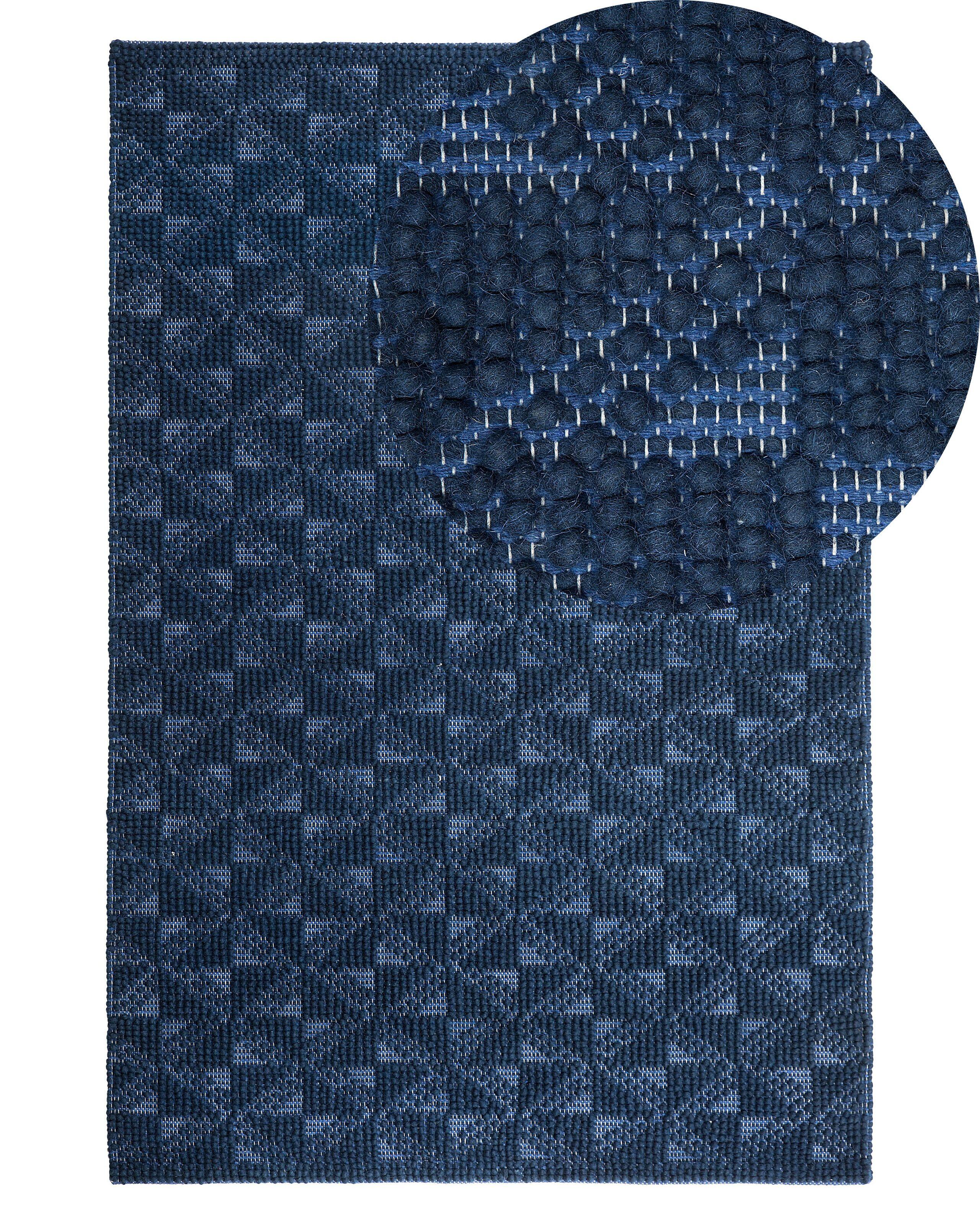 Beliani Teppich aus Wolle Modern SAVRAN