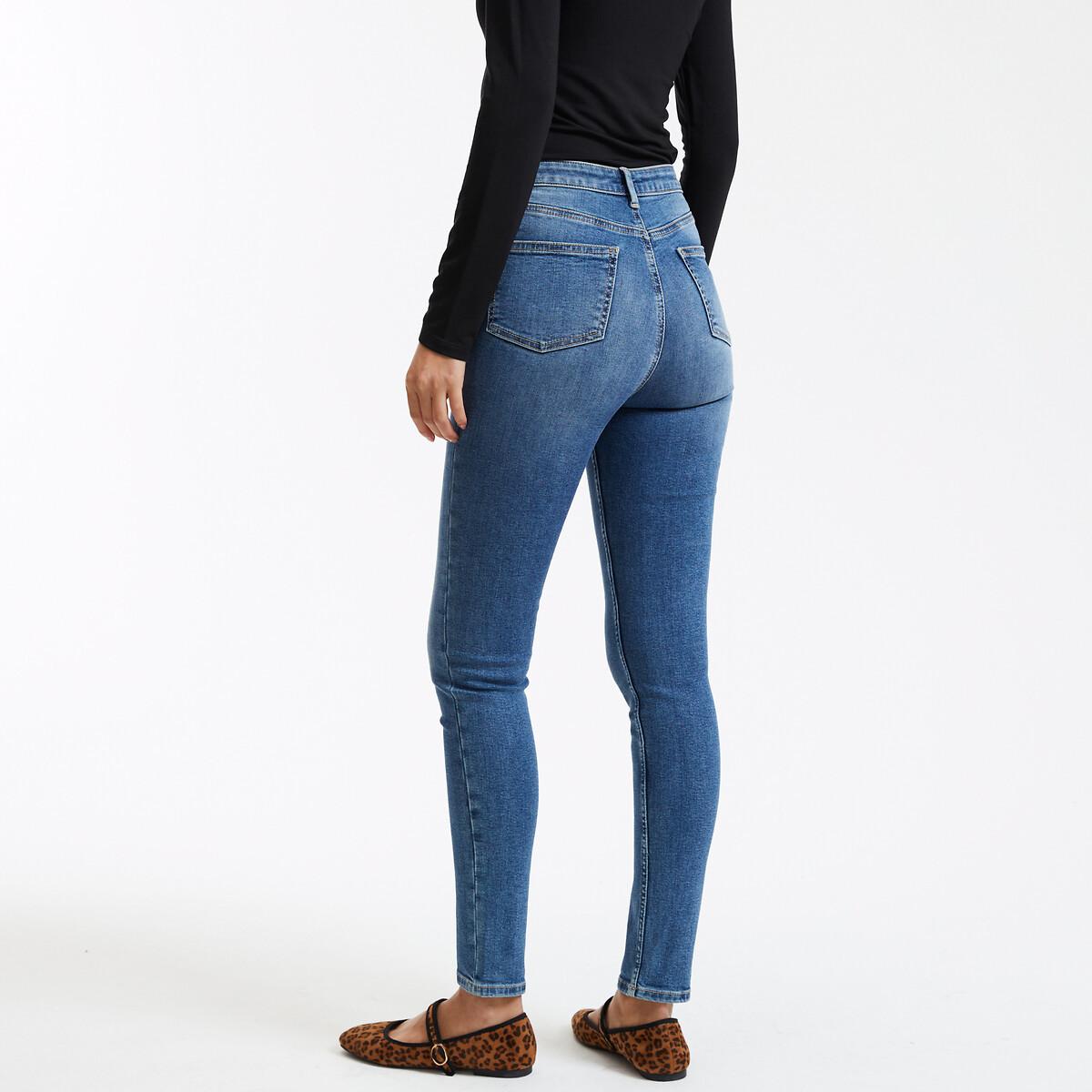 La Redoute Collections Skinny Fit High Rise Jeans