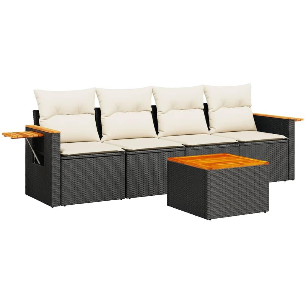 VidaXL Garten sofagarnitur poly-rattan