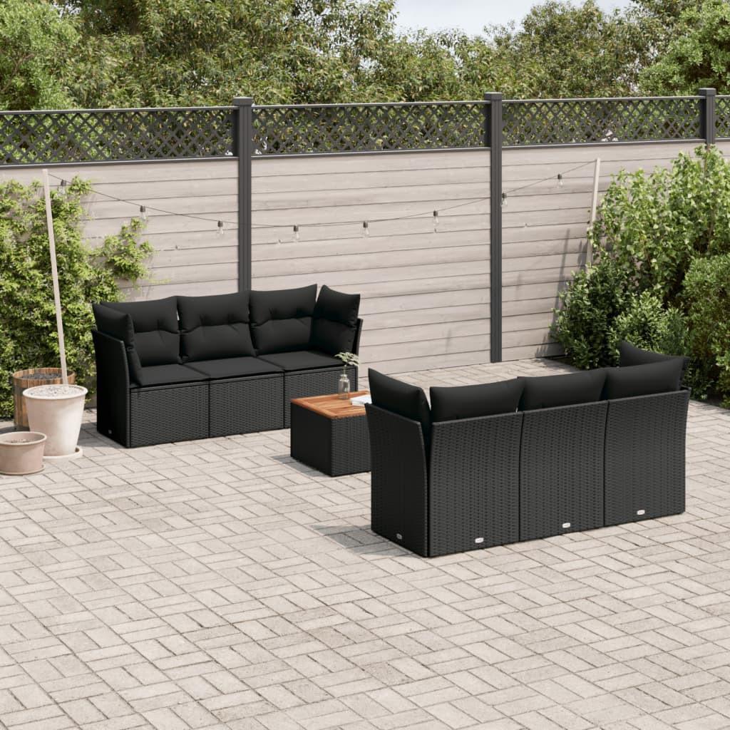 VidaXL Garten sofagarnitur poly-rattan