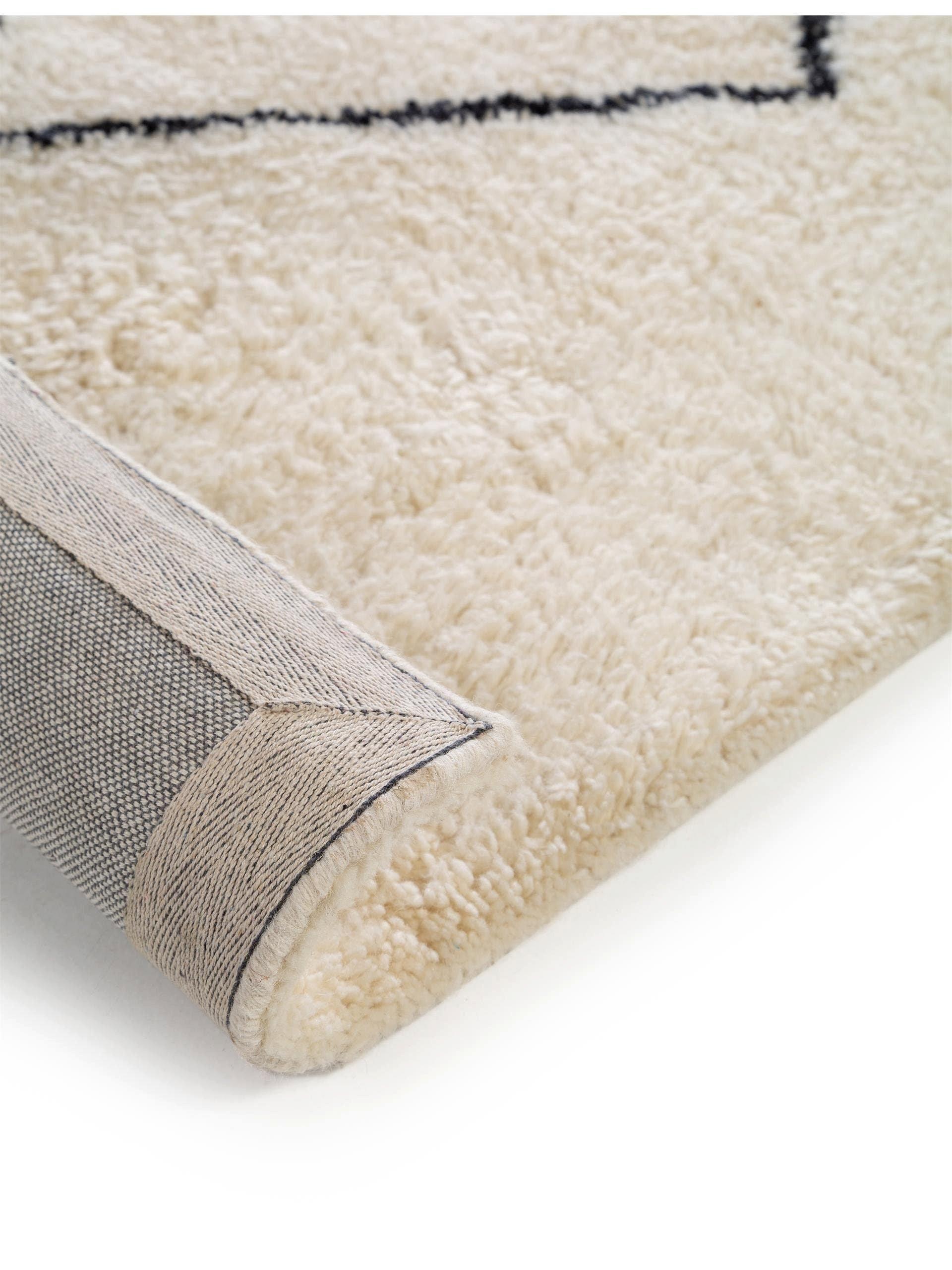 Benuta Wollteppich Berber Cream