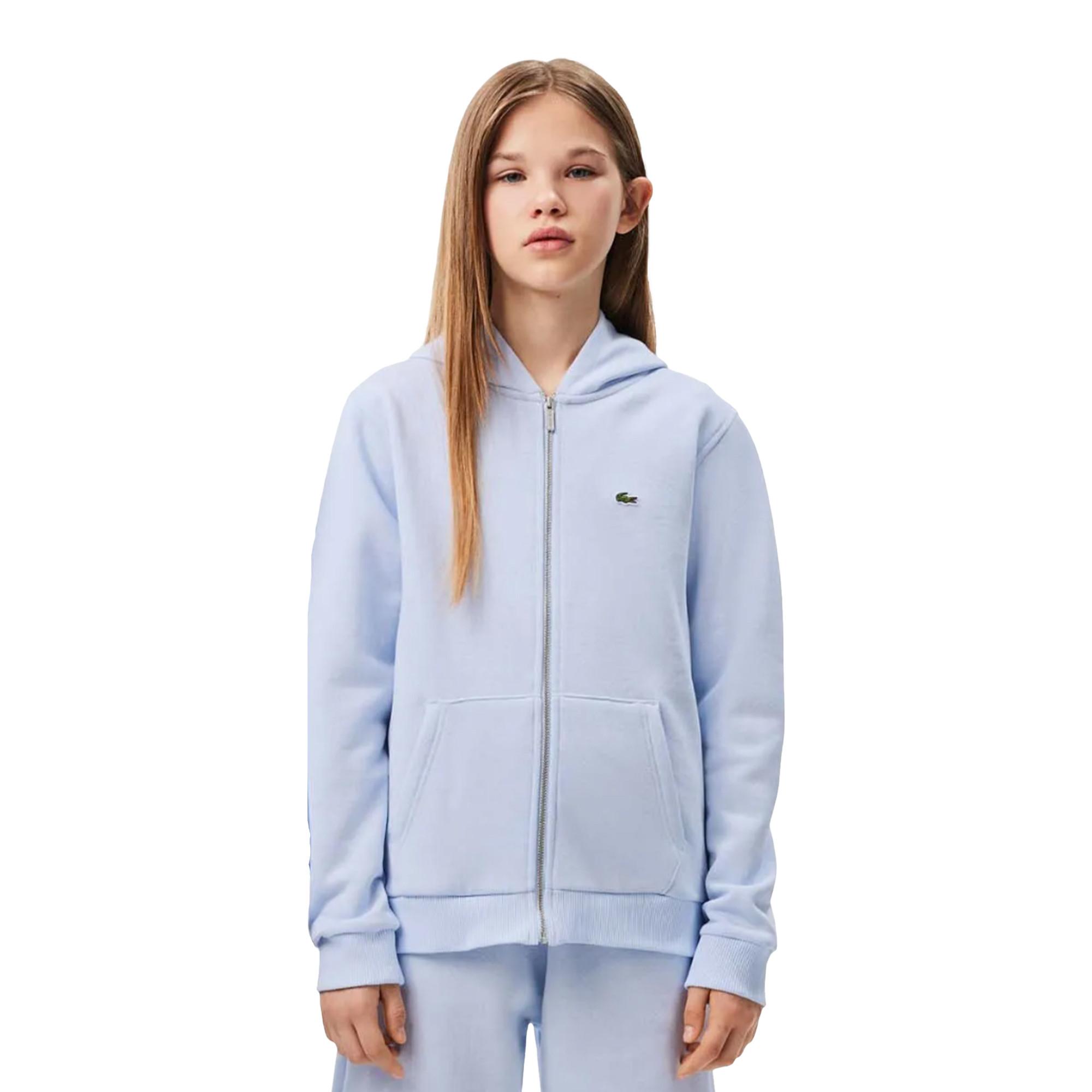 LACOSTE Hoodie mit durchgehendem Reißverschluss Kängurutasche