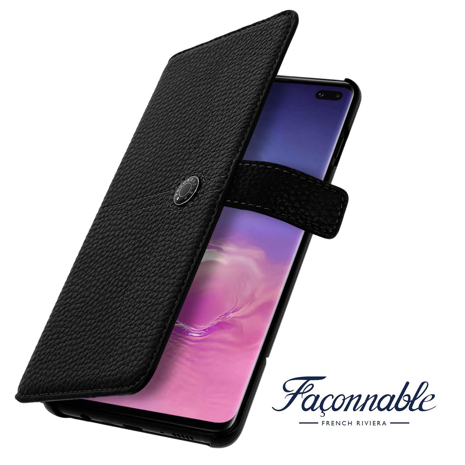 Façonnable Façonnable Bookcover Galaxy S10+ Schwarz