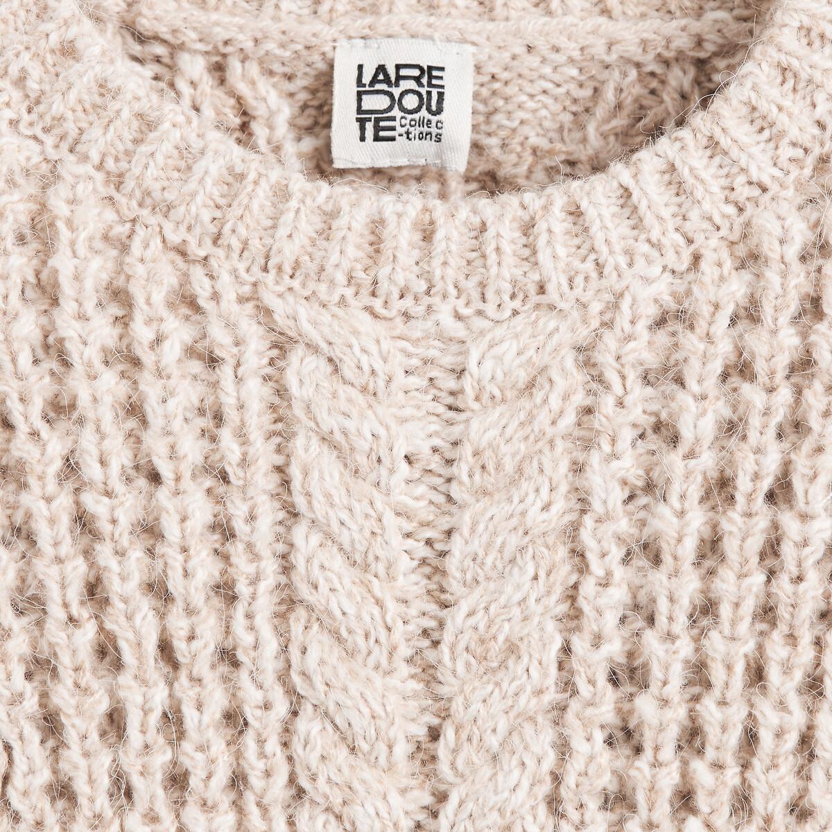 La Redoute Collections Pullover mit rundem Ausschnitt