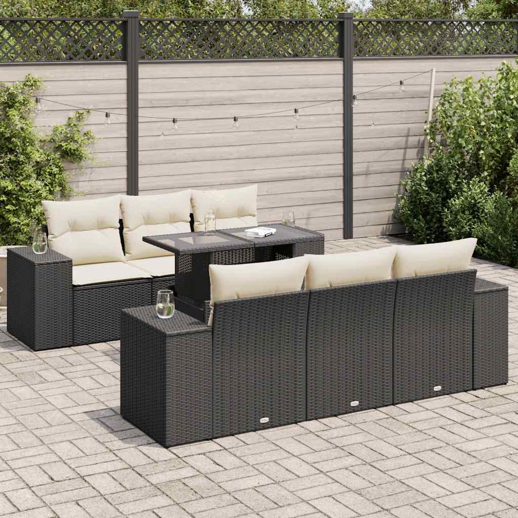 VidaXL Garten sofagarnitur poly-rattan