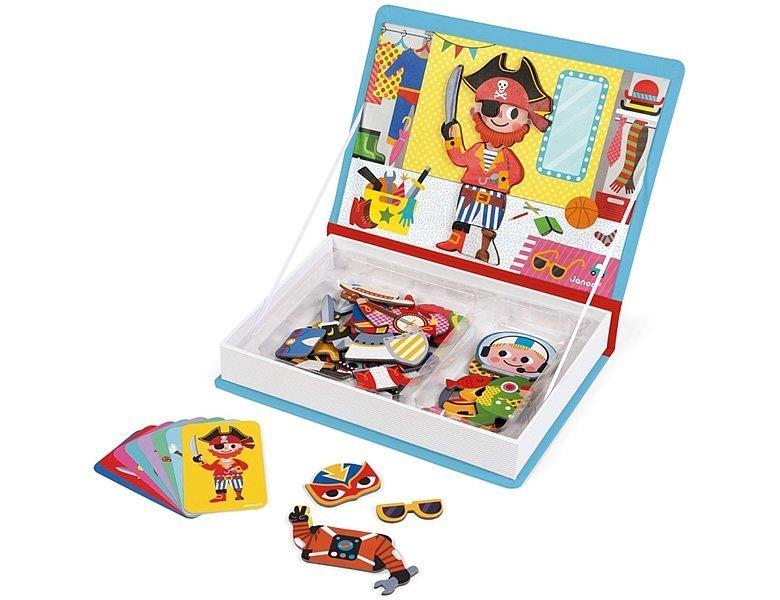 Janod Spiele Magnetbuch Kostüme (36Teile)