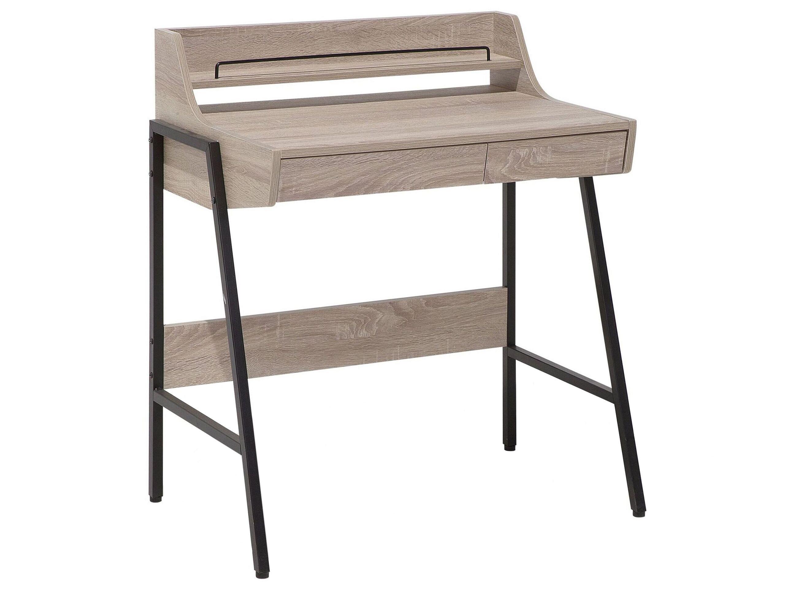 Beliani Schreibtisch aus MDF-Platte Modern BROXTON