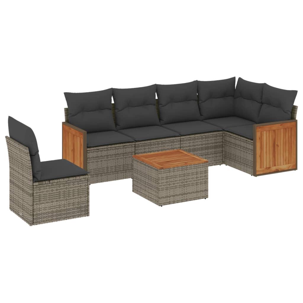VidaXL Garten sofagarnitur poly-rattan