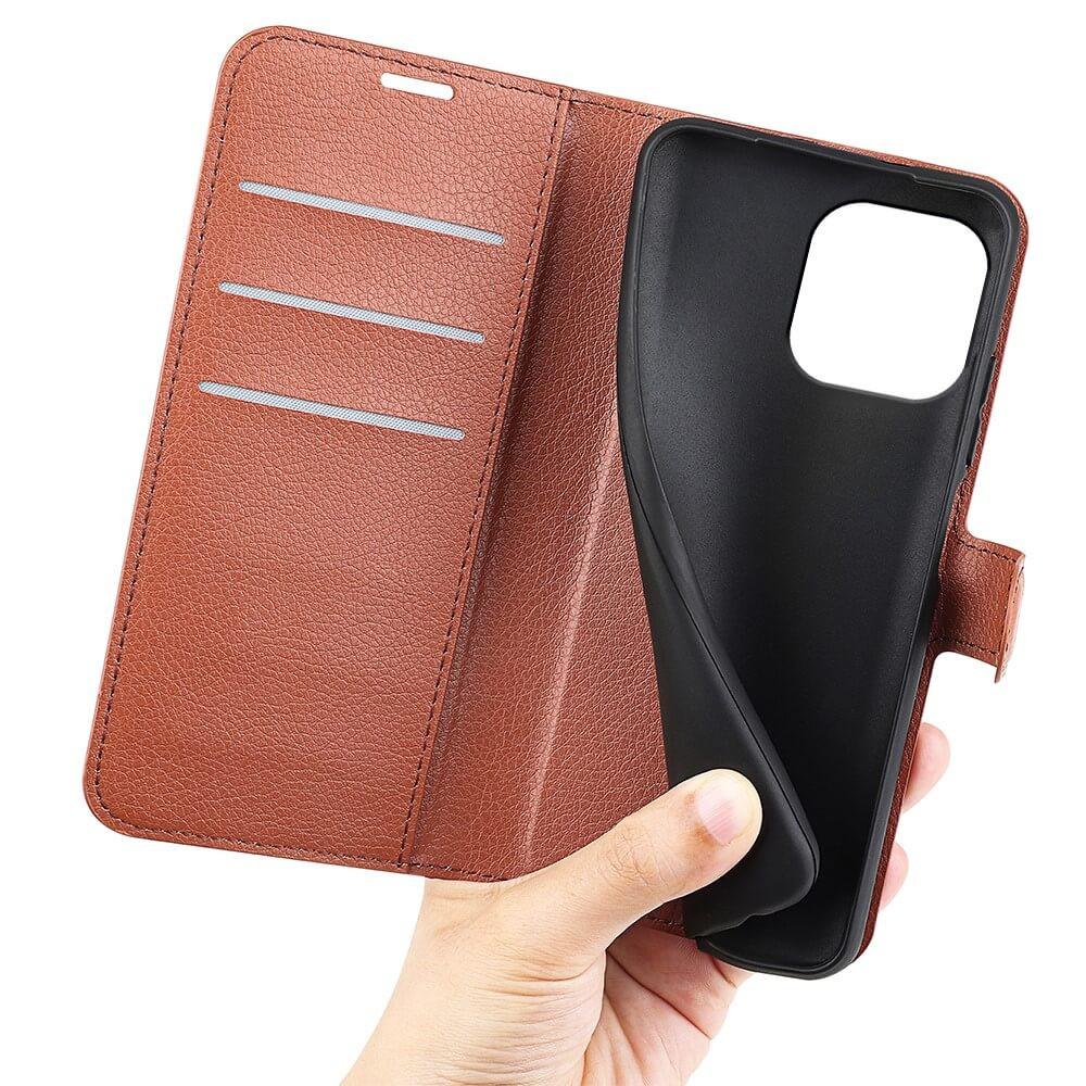 Cover-Discount iPhone 15 Pro - Leder Etui Hülle