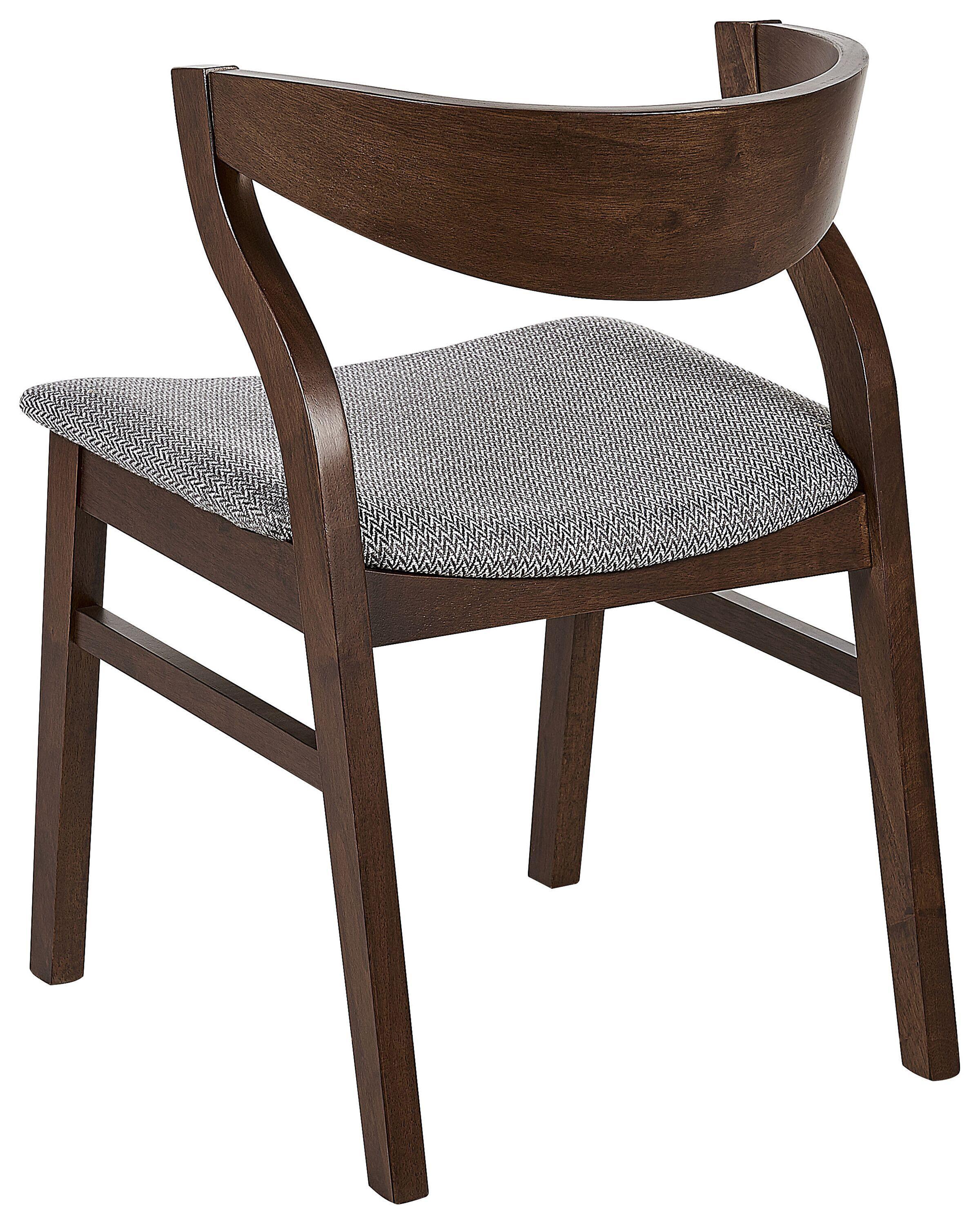 Beliani Esszimmerstuhl 2er Set aus Polyester Retro MAROA