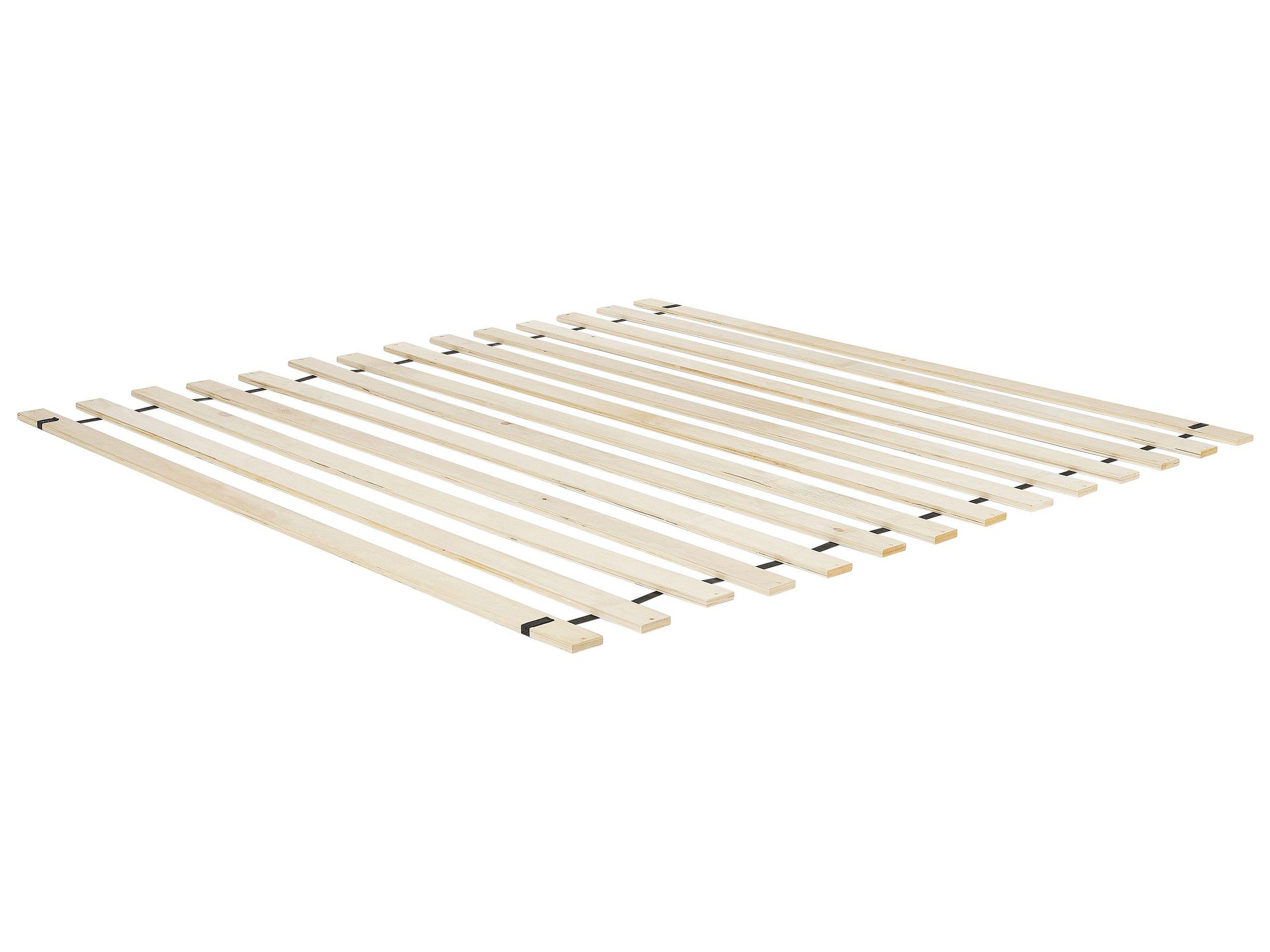 Beliani Bett mit Lattenrost aus Polyester Retro MARGUT