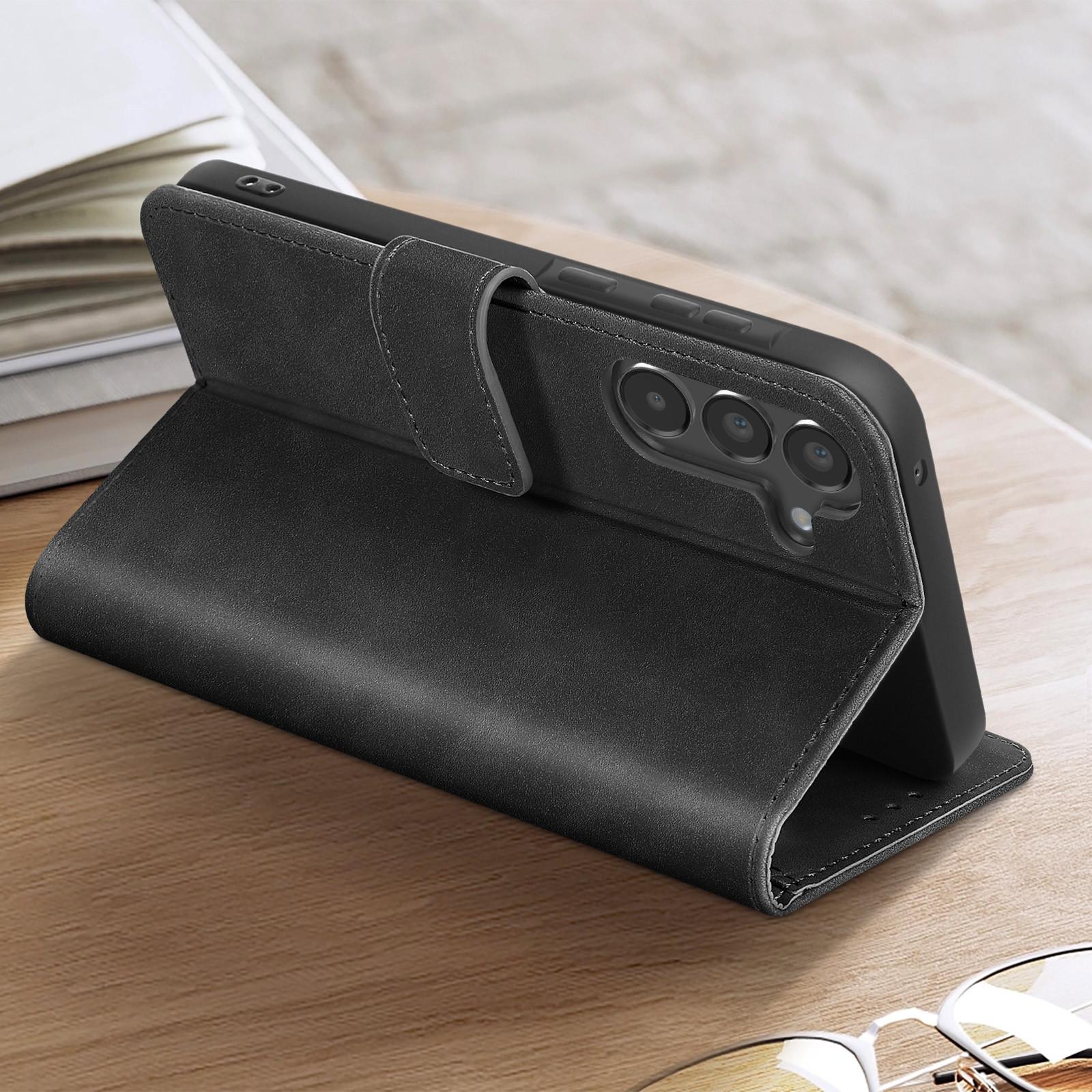 Avizar Soft-Touch Etui Samsung A55 Schwarz