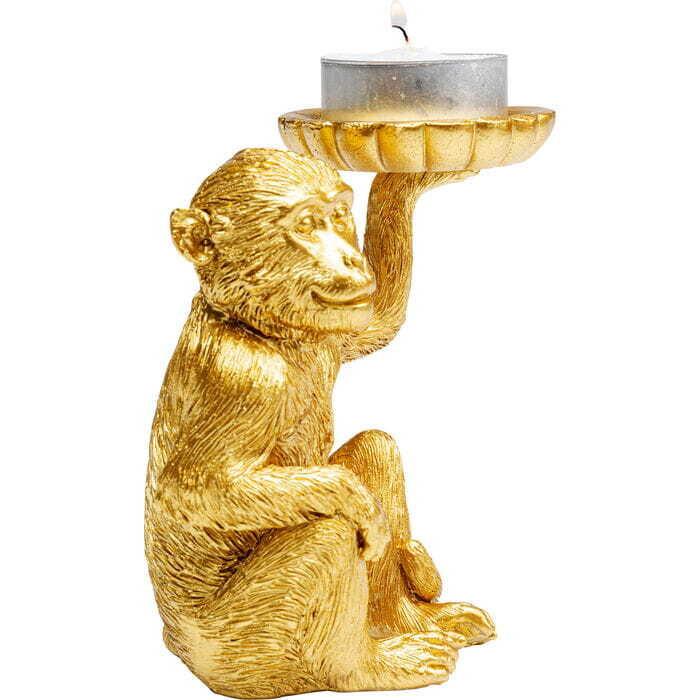 KARE Design Deko Figur Monkey Tealight Holder 11