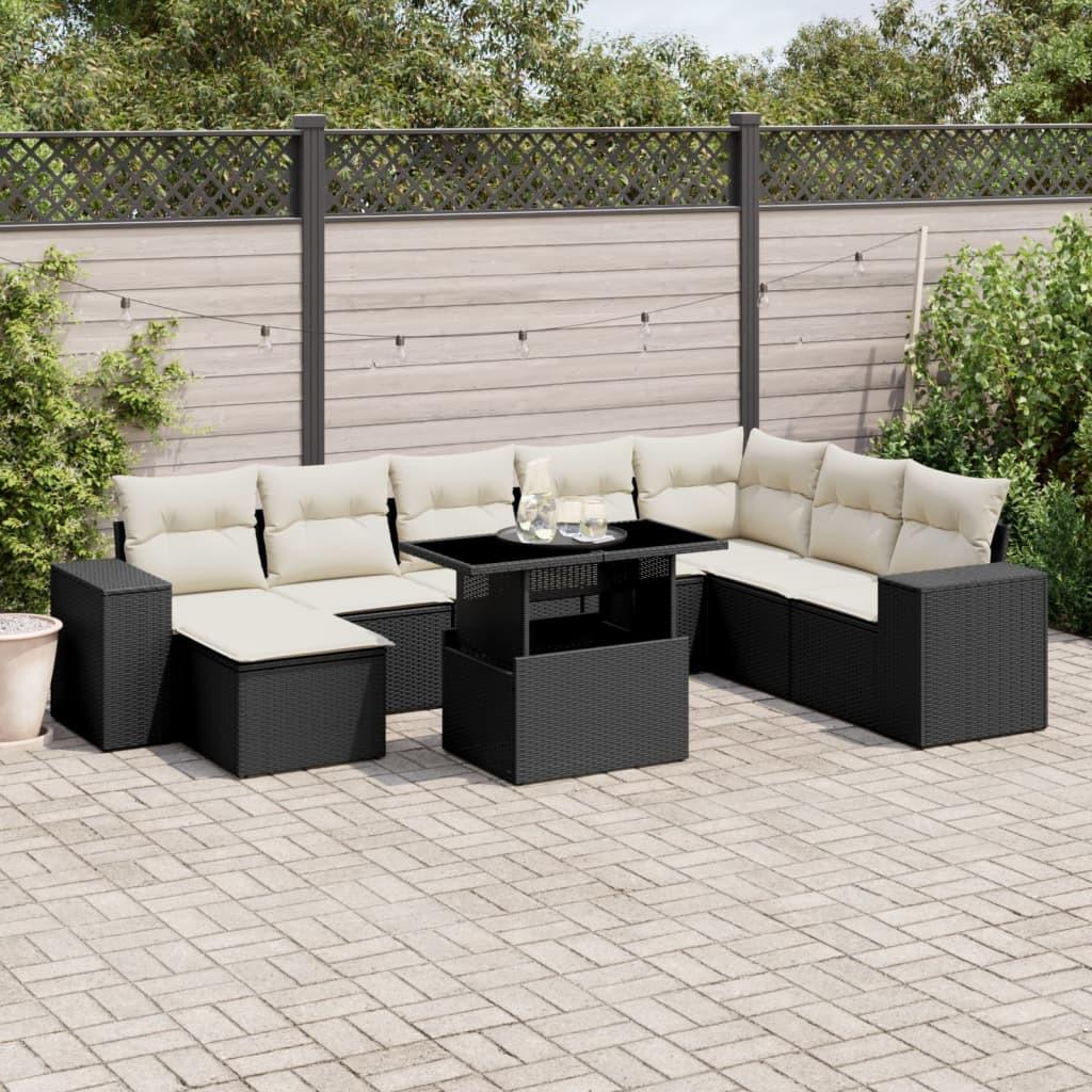 VidaXL Garten sofagarnitur poly-rattan