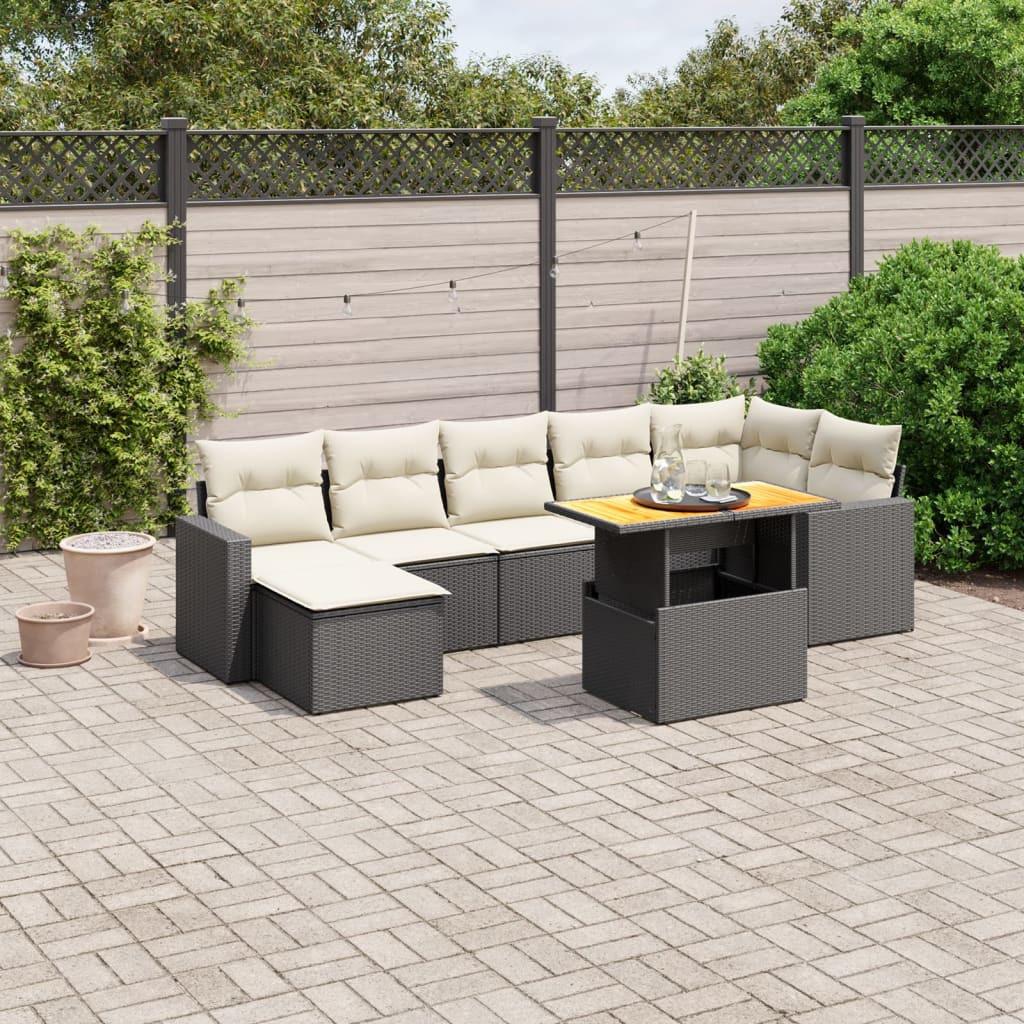 VidaXL Garten sofagarnitur poly-rattan