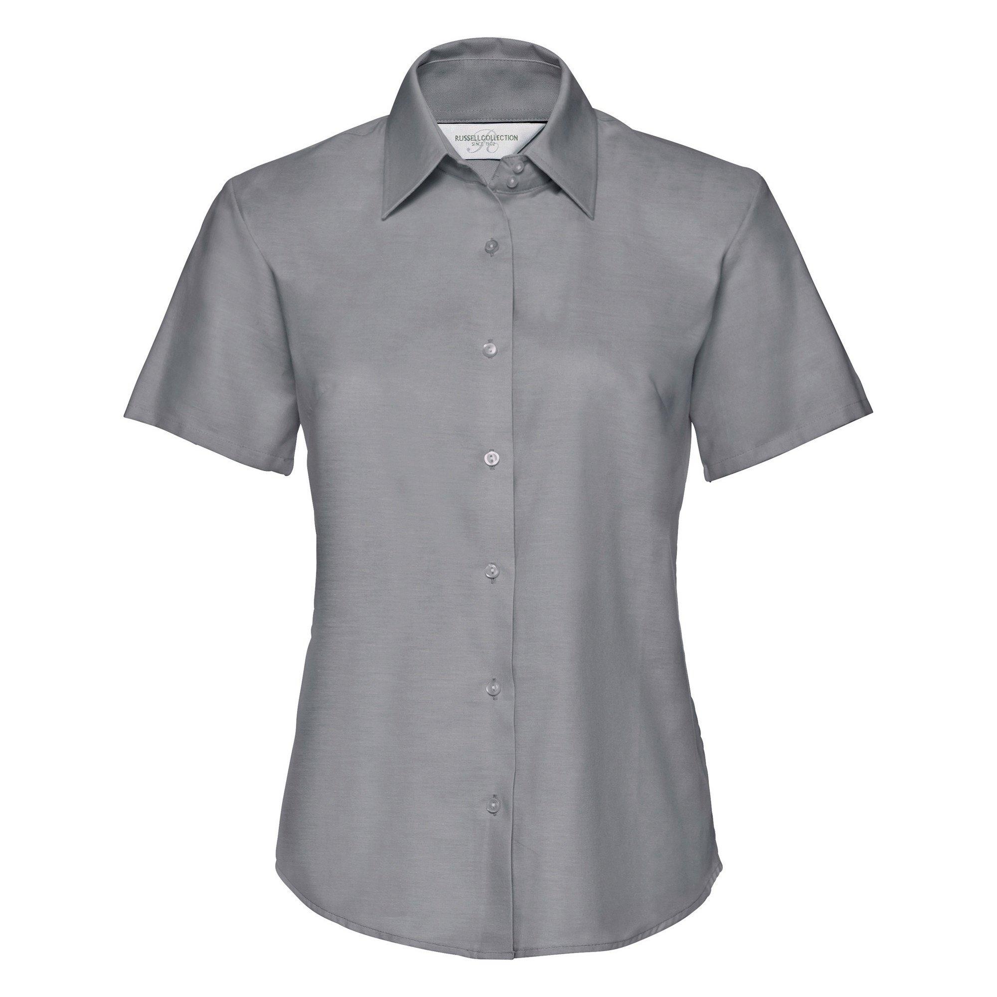 Russell Easy Care Oxford Kurzarmbluse