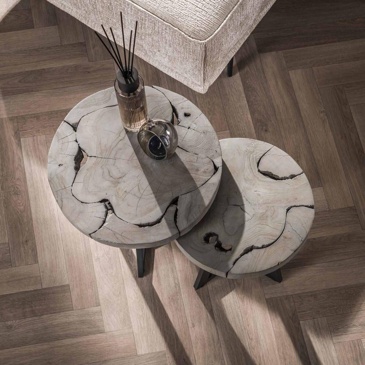 mutoni Beistelltisch Grey Mix (2er-Set)