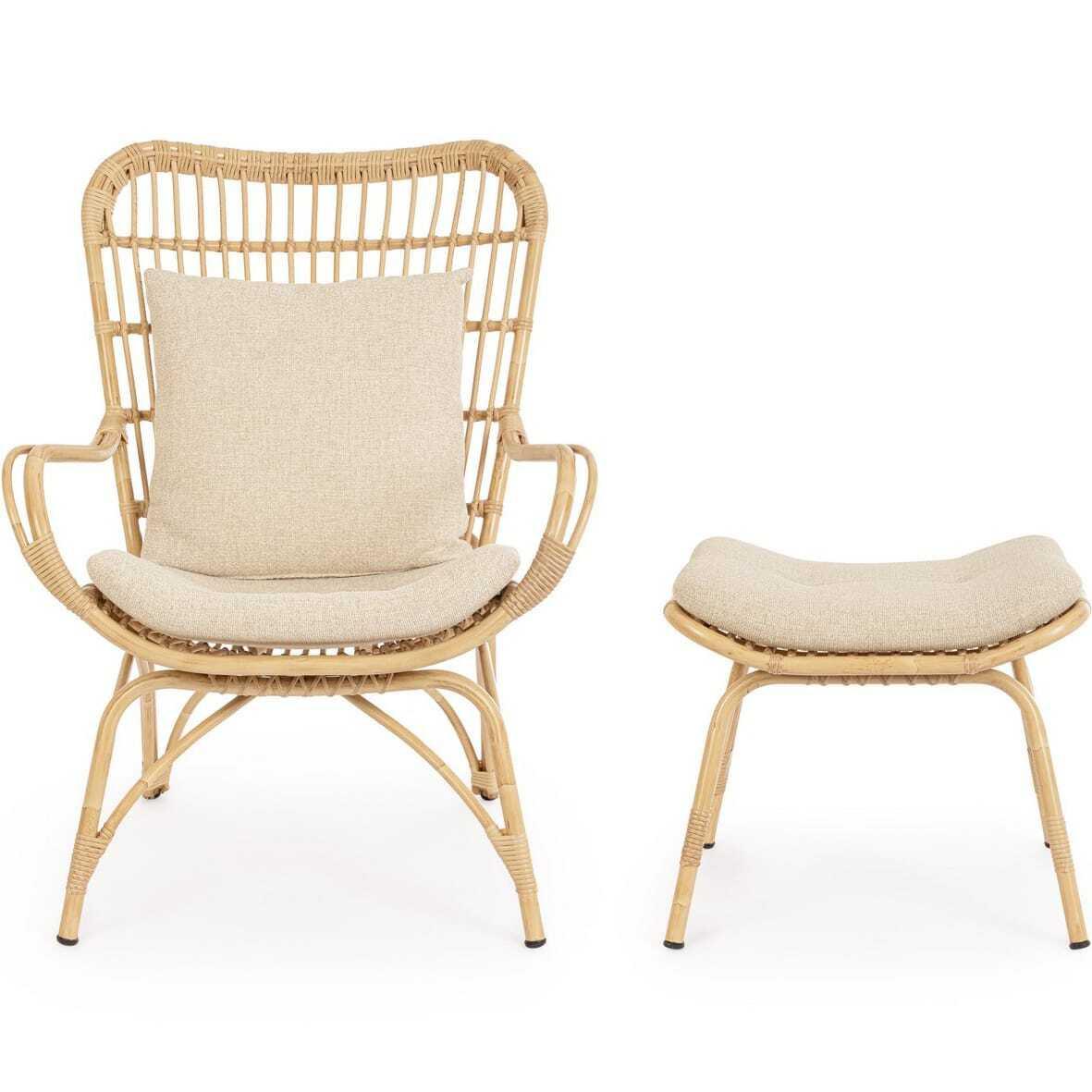 mutoni lifestyle Garten Lounge-Sessel Maela natur