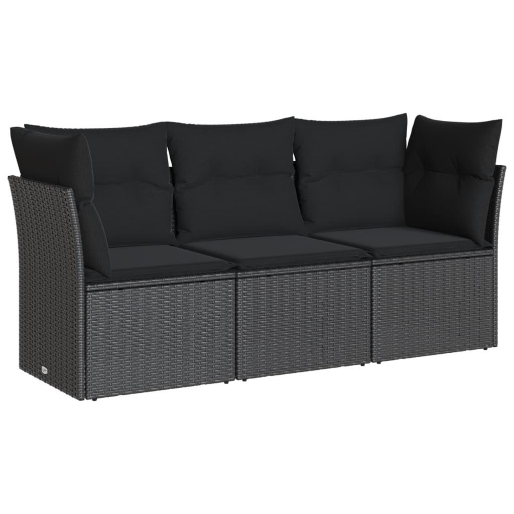 VidaXL Garten sofagarnitur poly-rattan
