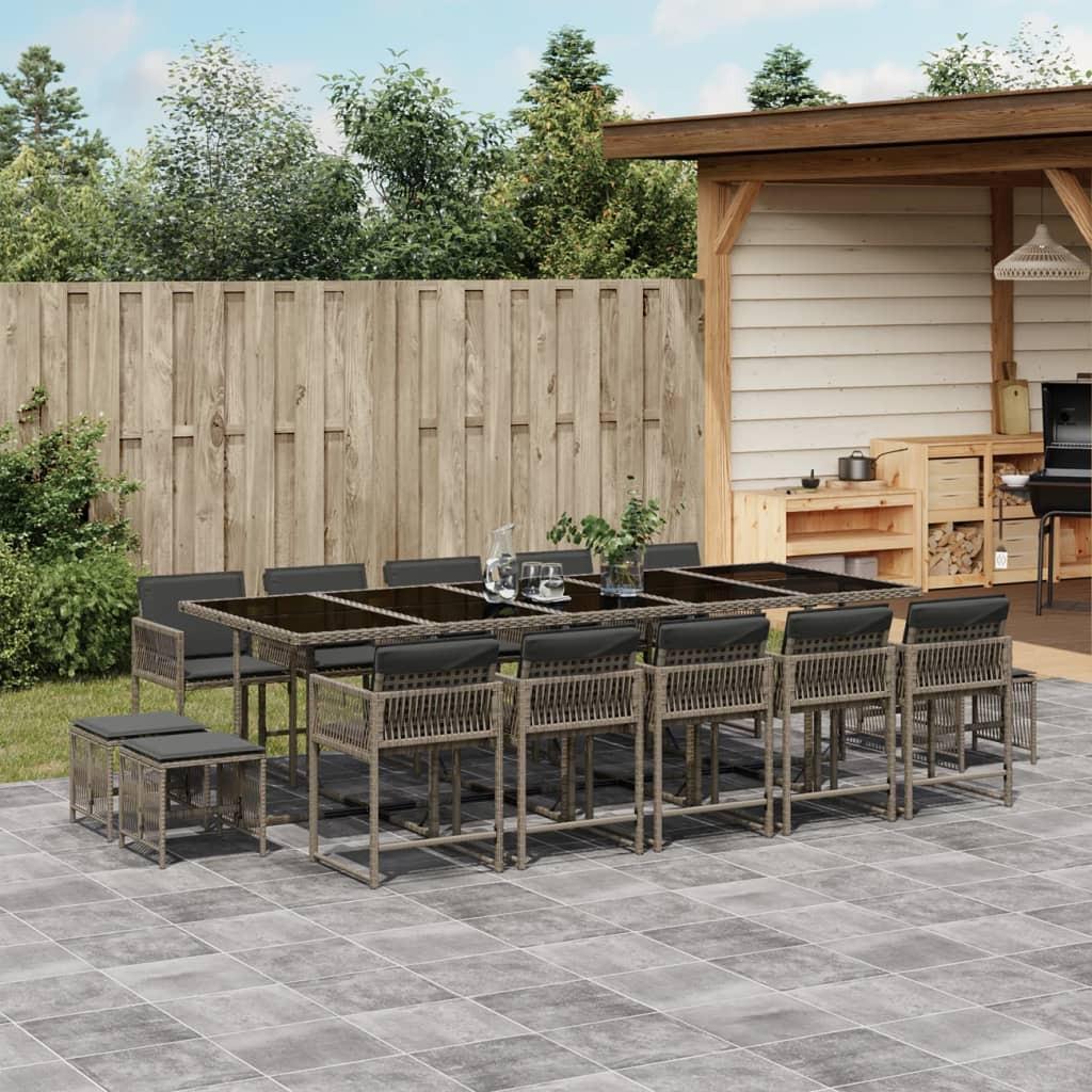 VidaXL Garten essgruppe poly-rattan
