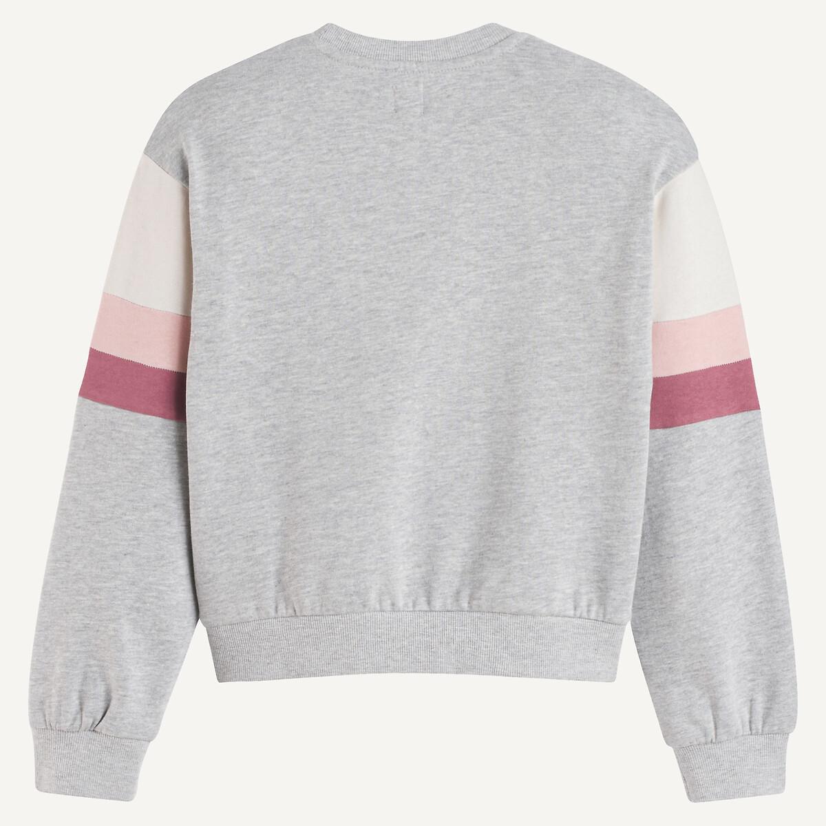 La Redoute Collections Weites Sweatshirt mit Rundhals und Messageprint