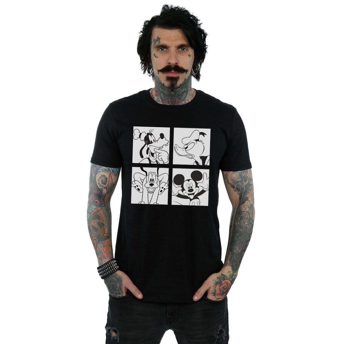 Disney Mickey and Friends Block Print T-Shirt