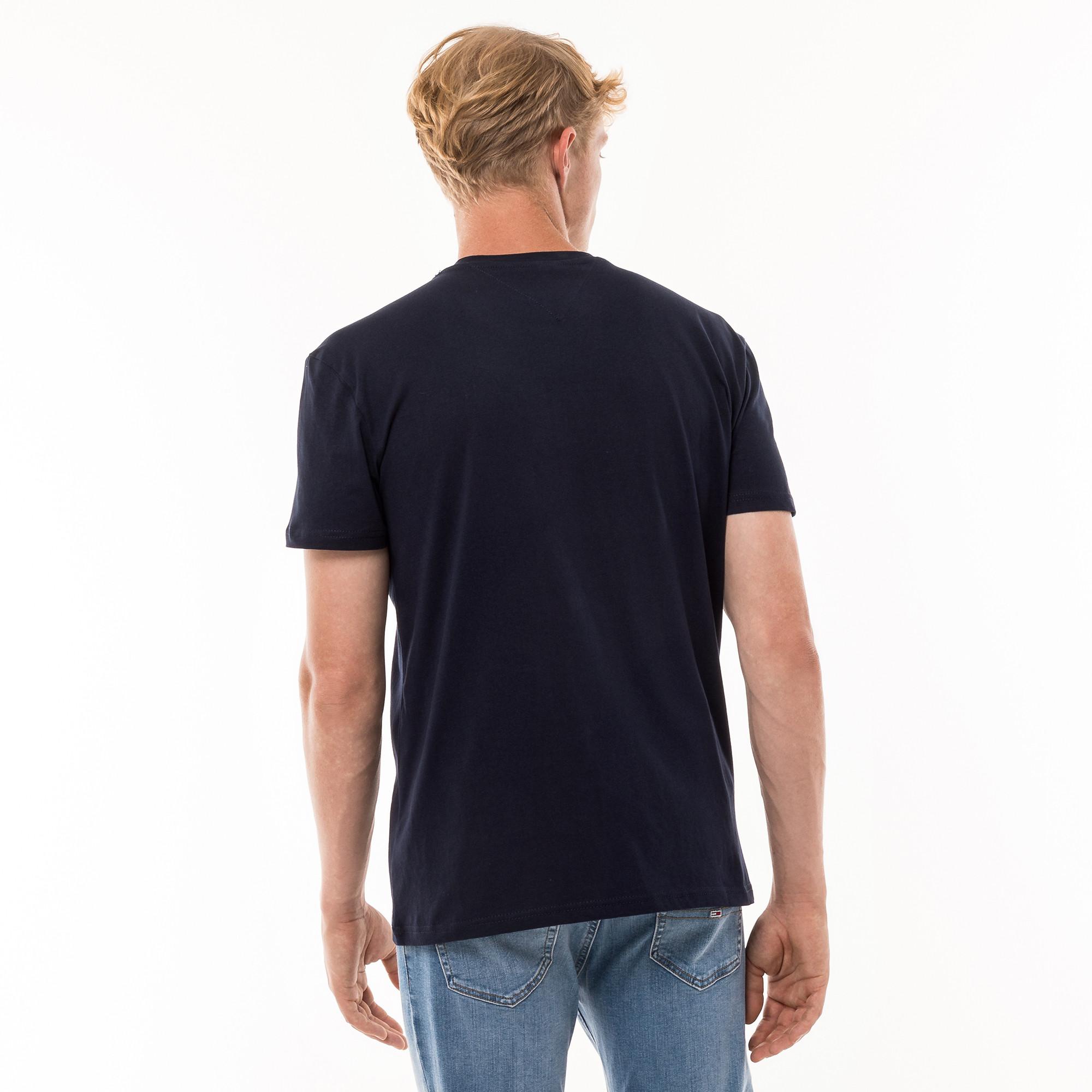 TOMMY JEANS T-Shirt mit aufgesticktem Logo