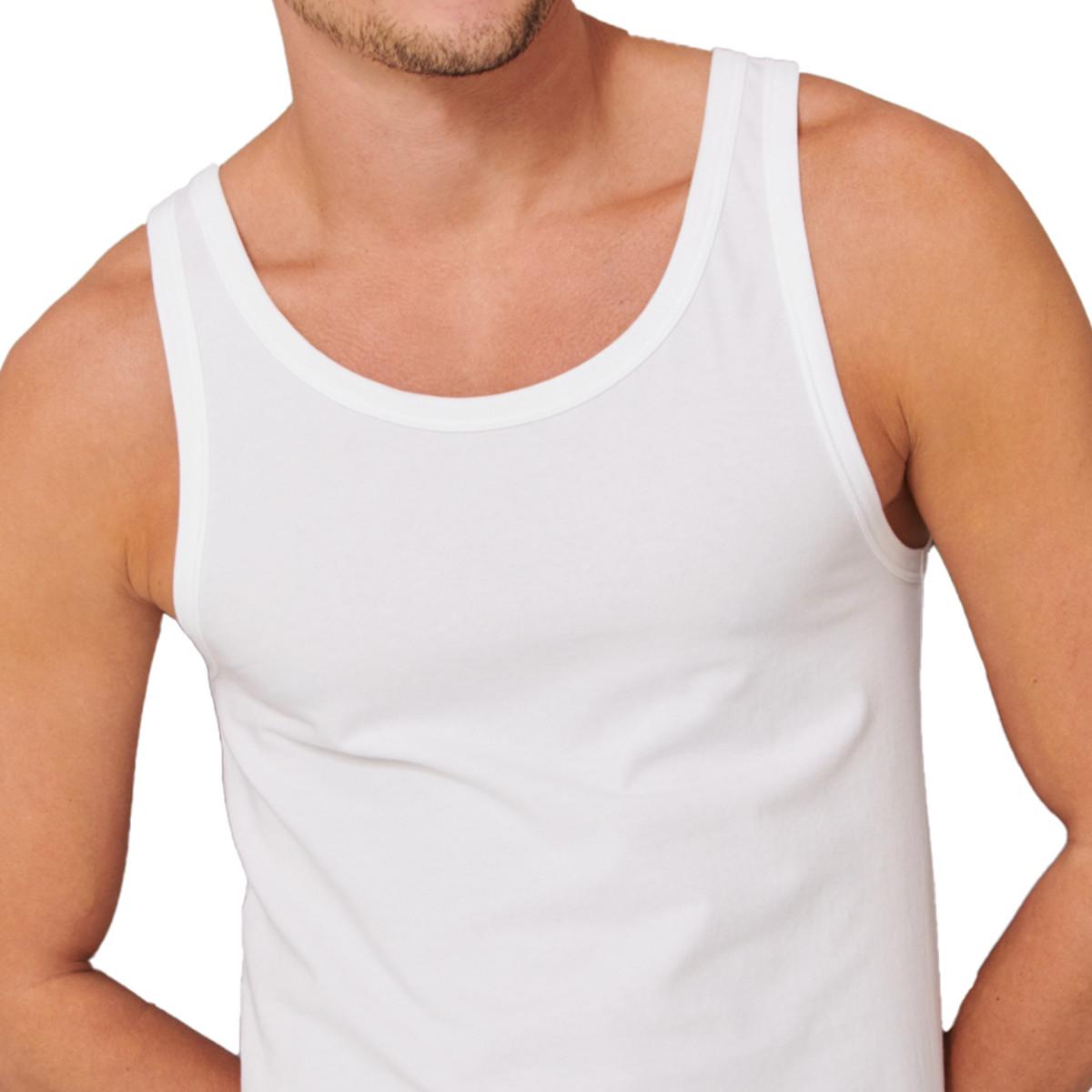 Schiesser 4er Pack 95/5 Organic Cotton - Unterhemd / Tanktop