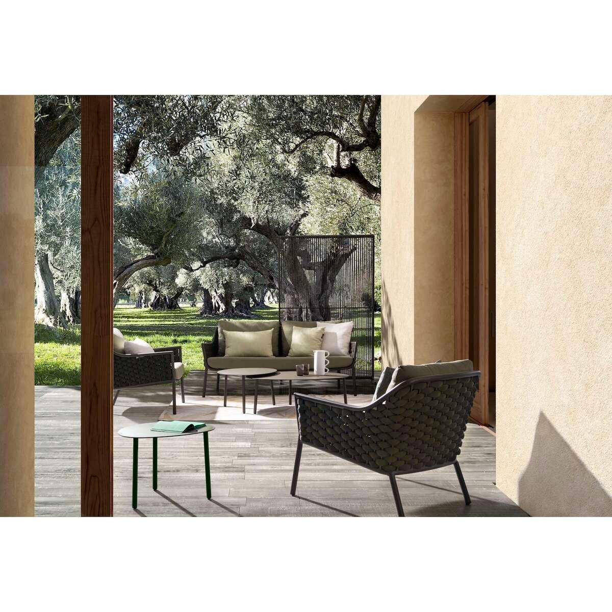 mutoni Gartensofa Everly 2-Sitzer olive