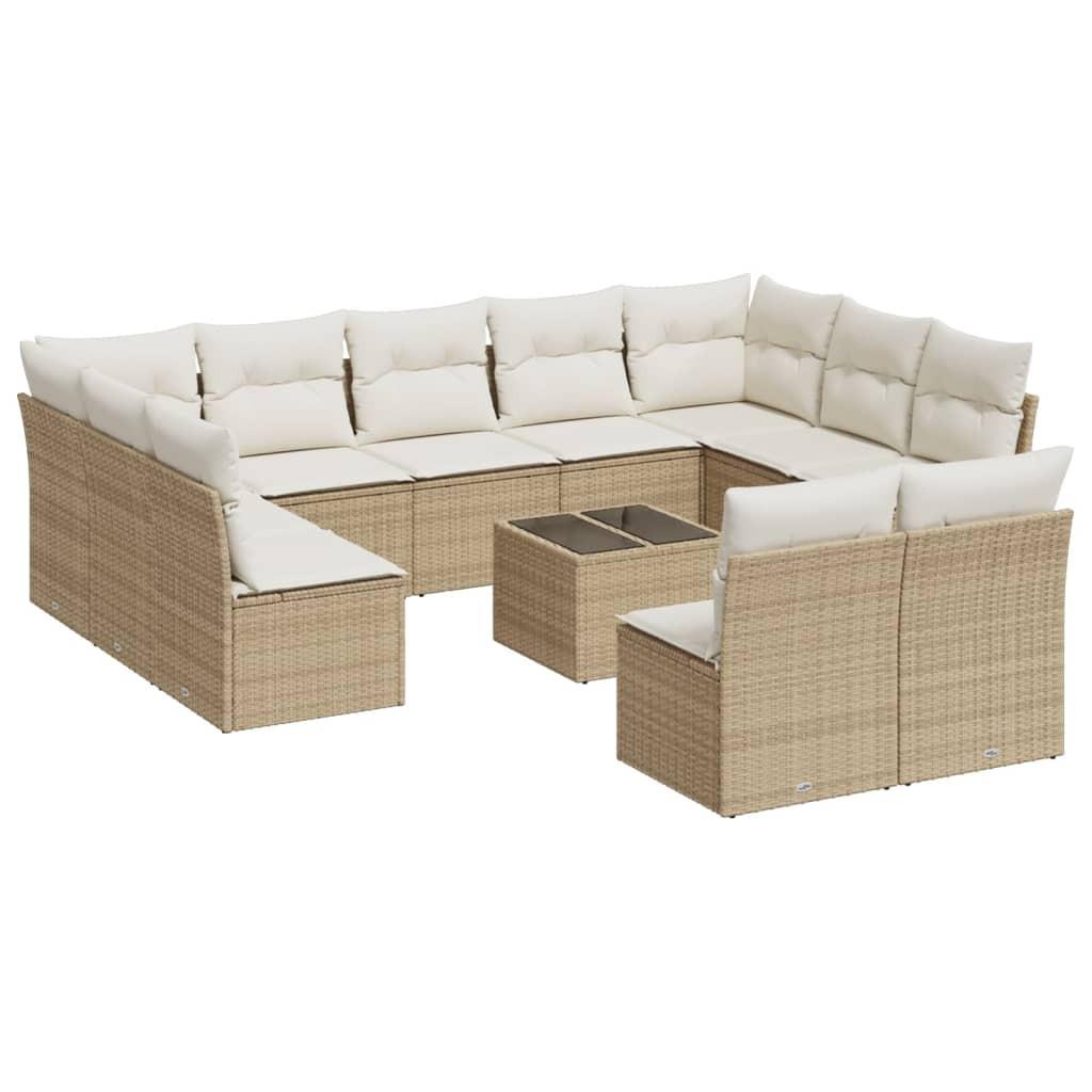 VidaXL Garten sofagarnitur poly-rattan
