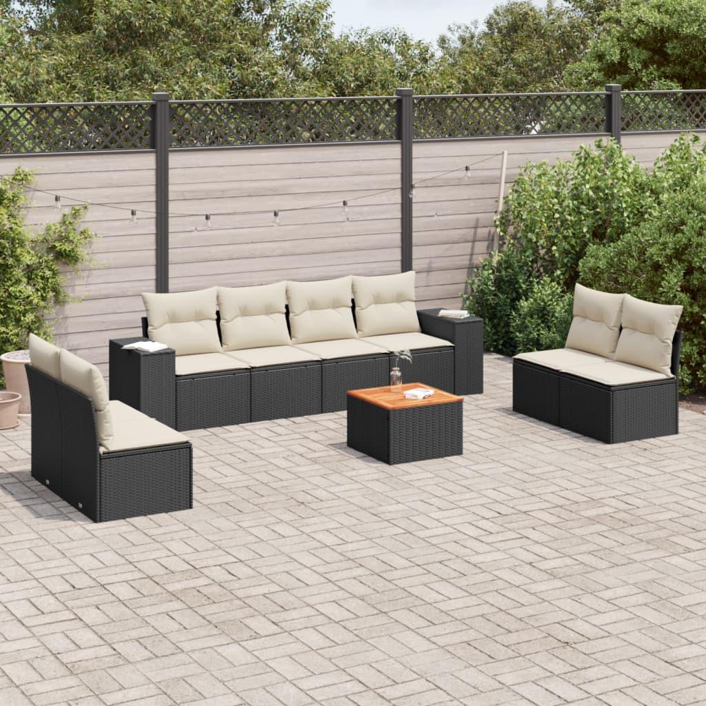 VidaXL Garten sofagarnitur poly-rattan