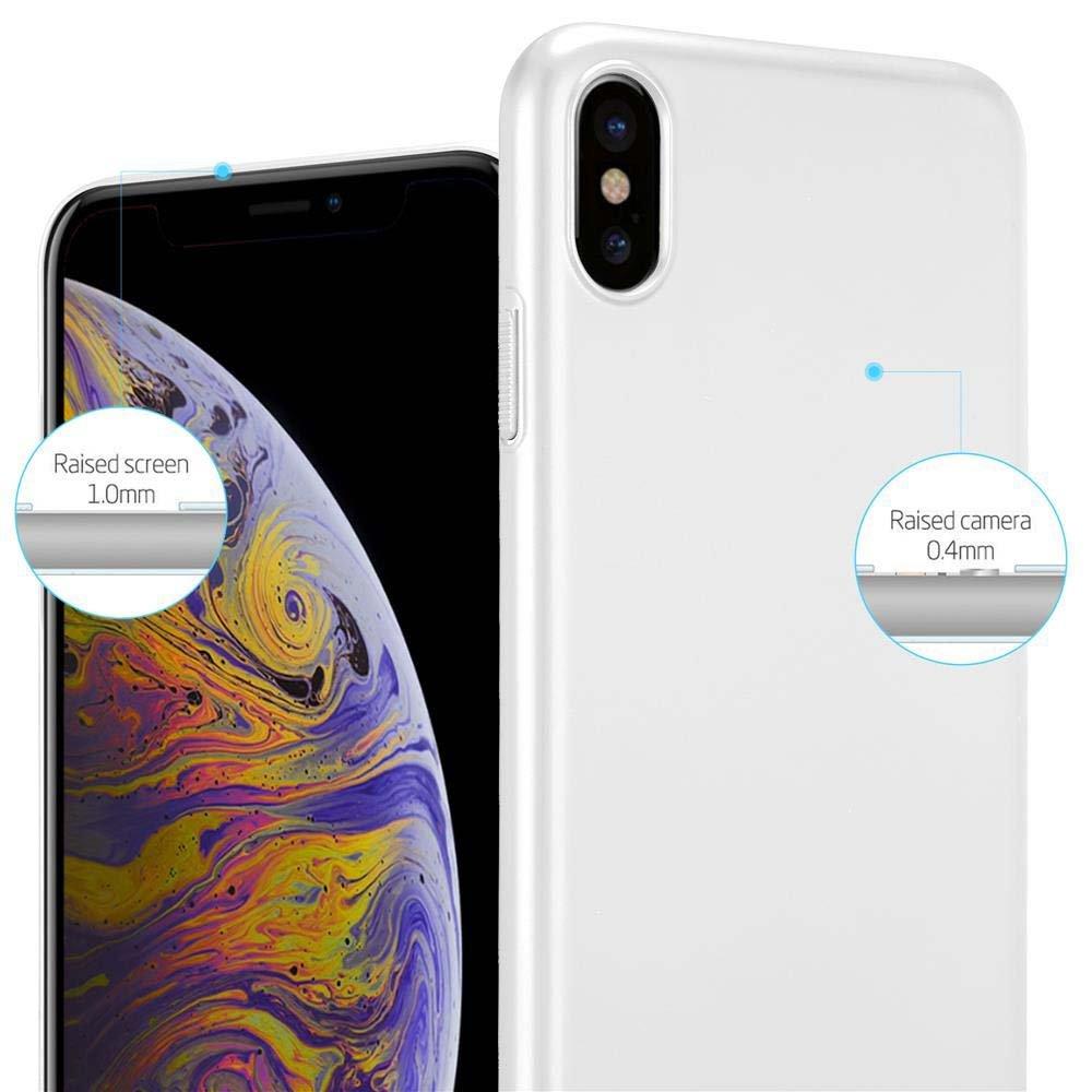 Cadorabo Hülle für Apple iPhone XS MAX Hard Case in Metall Optik