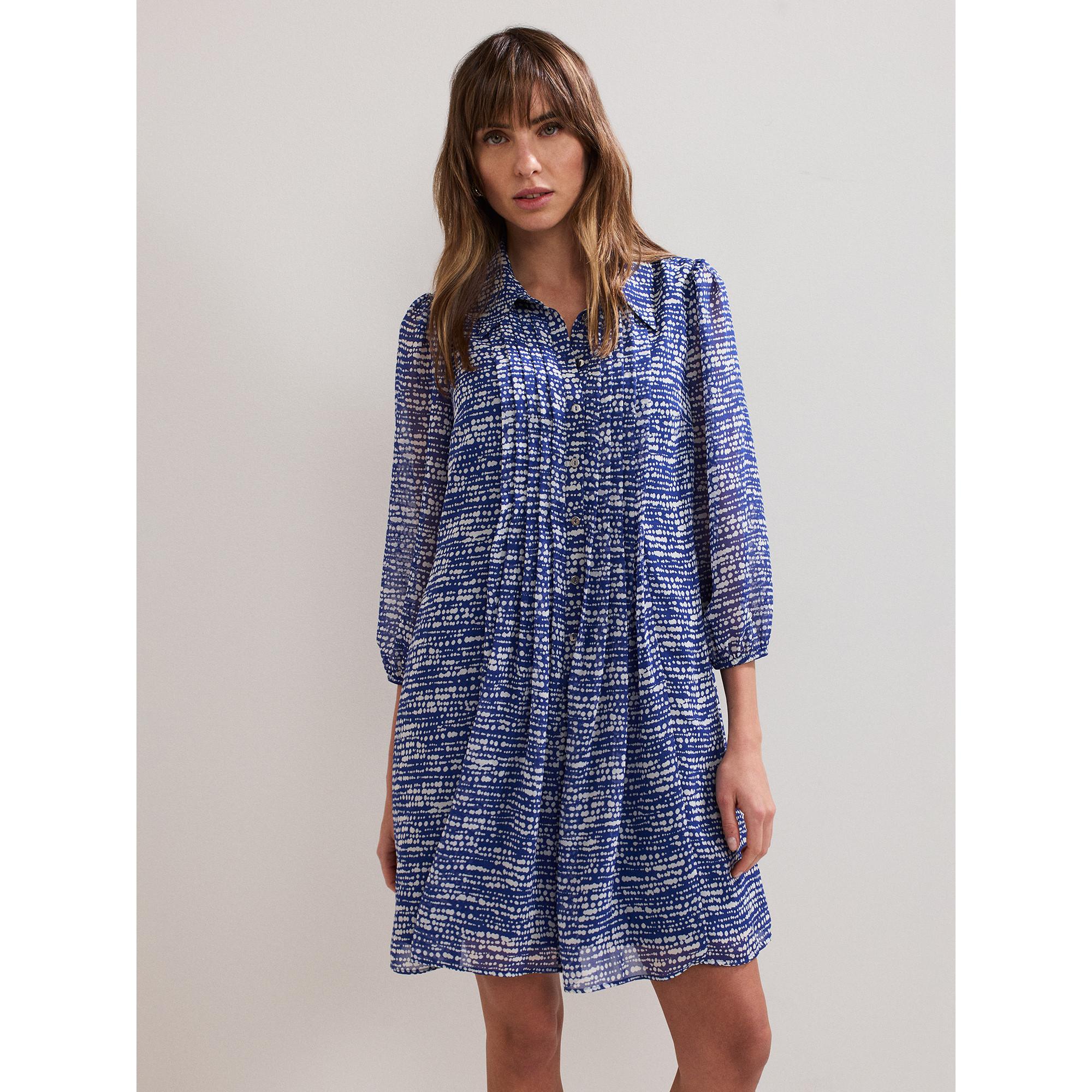 Phase Eight Bedrucktes Hemdblusenkleid