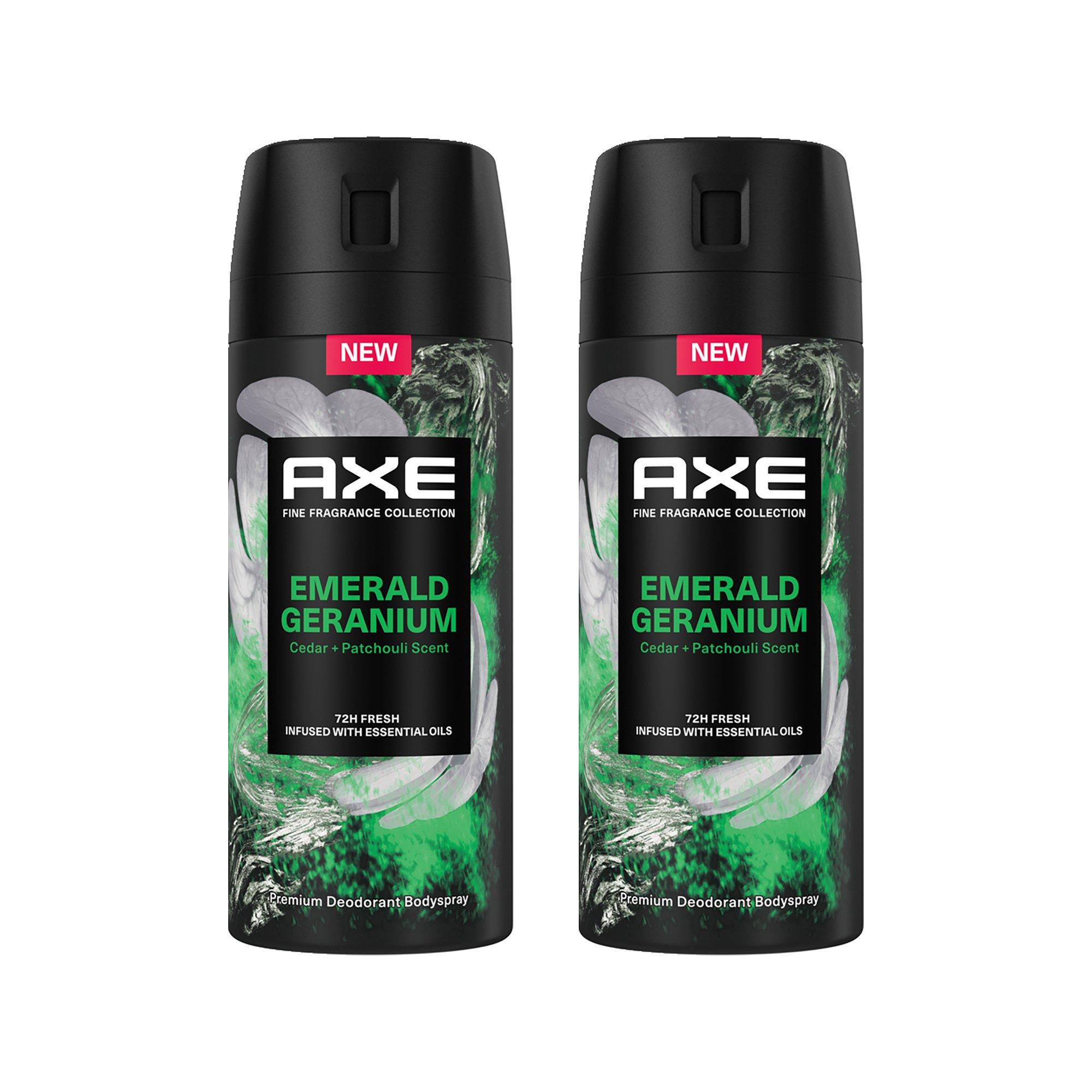 AXE Premium Emerald Gera Deo Duo Bodyspray Emerald Geranium Duo