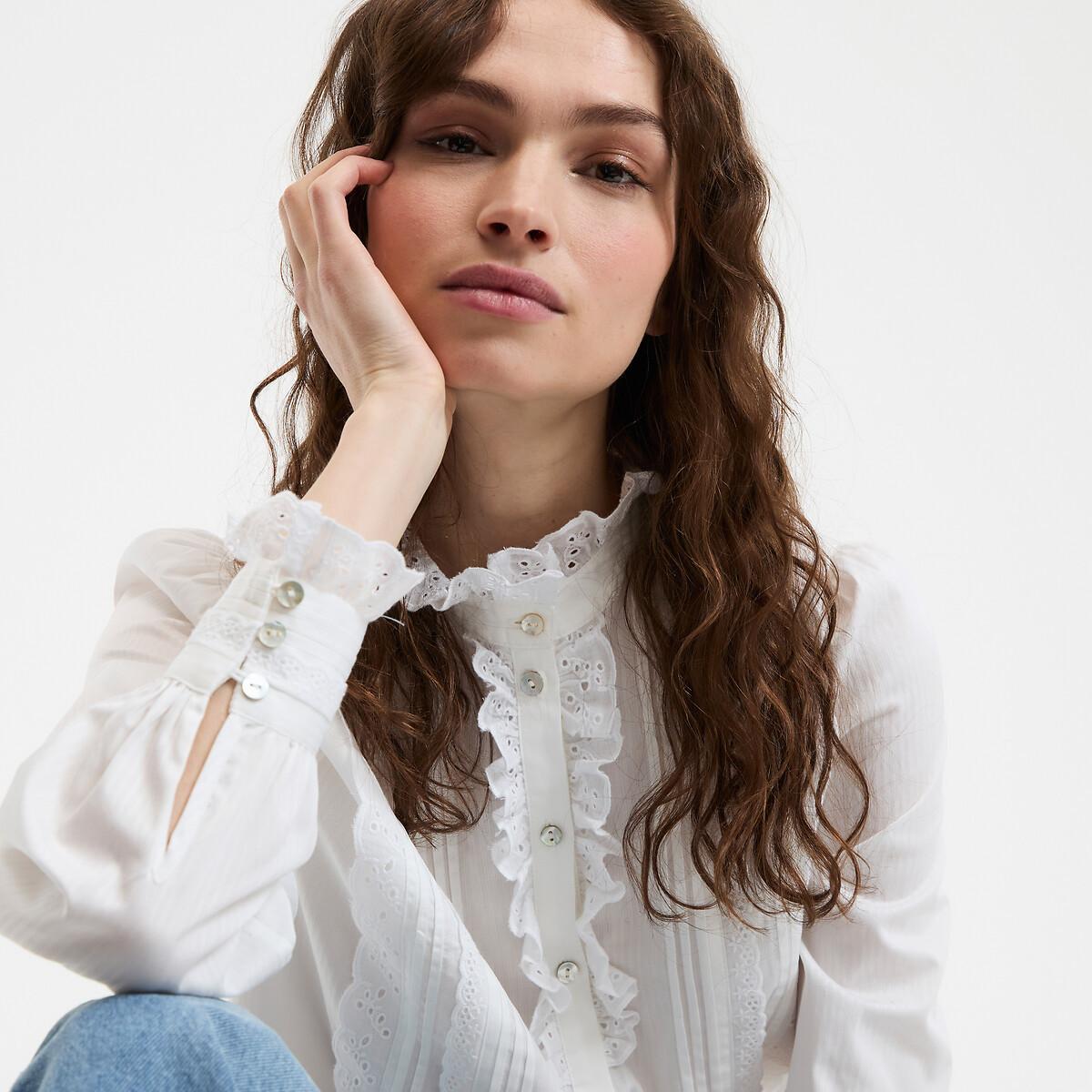 La Redoute Collections Signature Bluse im viktorianischen Stil