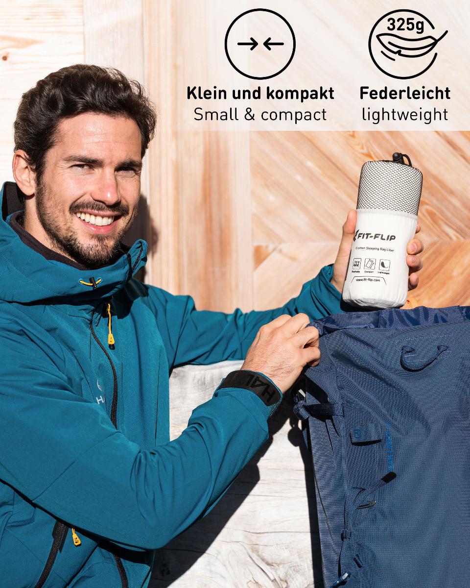 Fit Flip Hüttenschlafsack