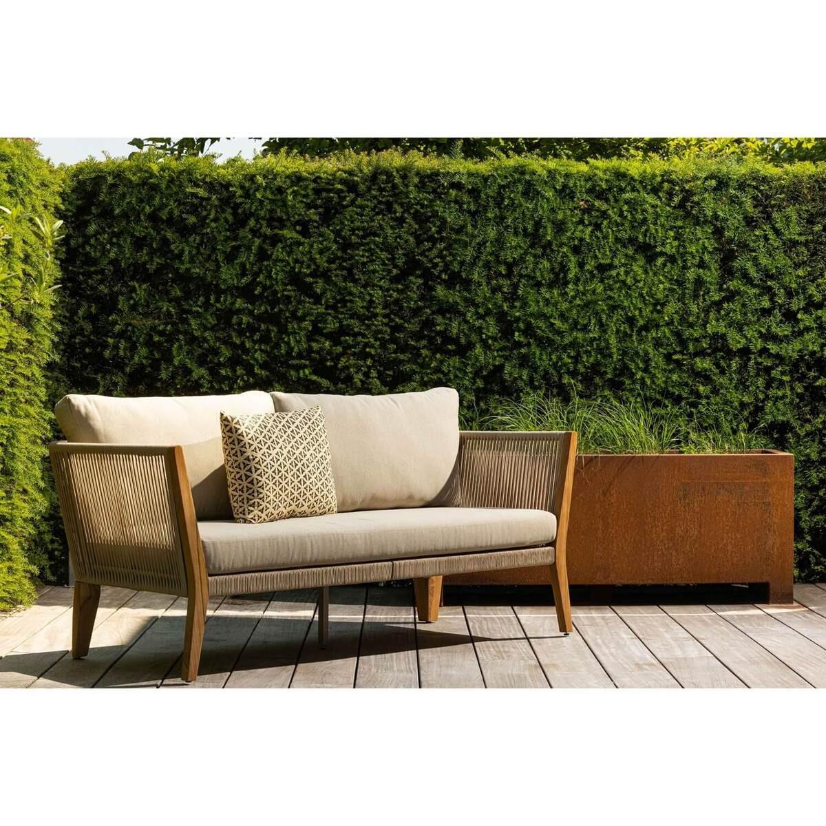 mutoni Gartensofa San Remo Teak sand 180