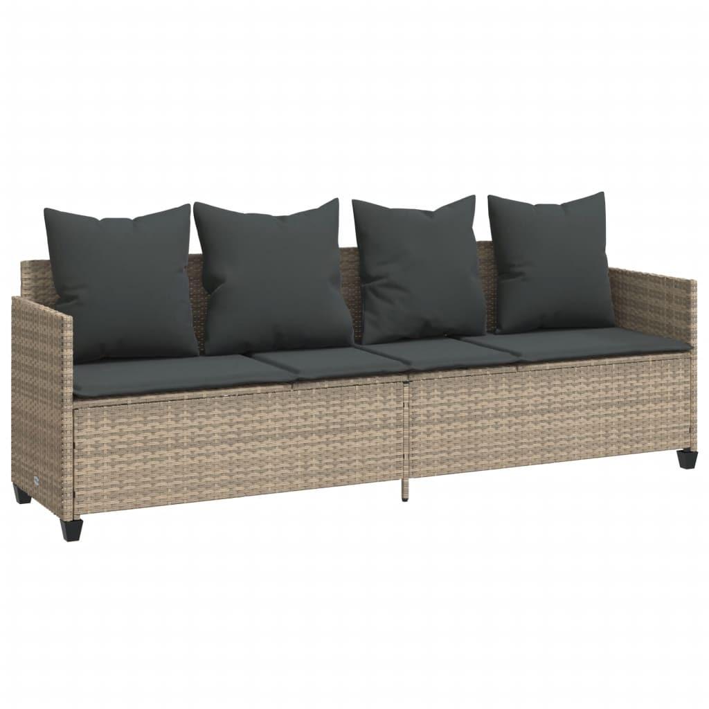 VidaXL Garten sofagarnitur poly-rattan