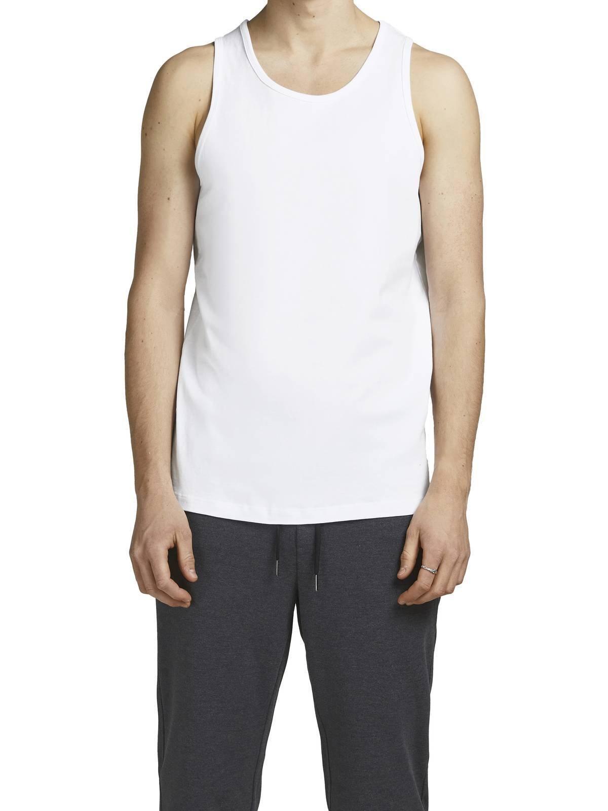 JACK & JONES Unterhemd 2er Pack Bequem sitzend-JACBASIC TANKTOP 2PK