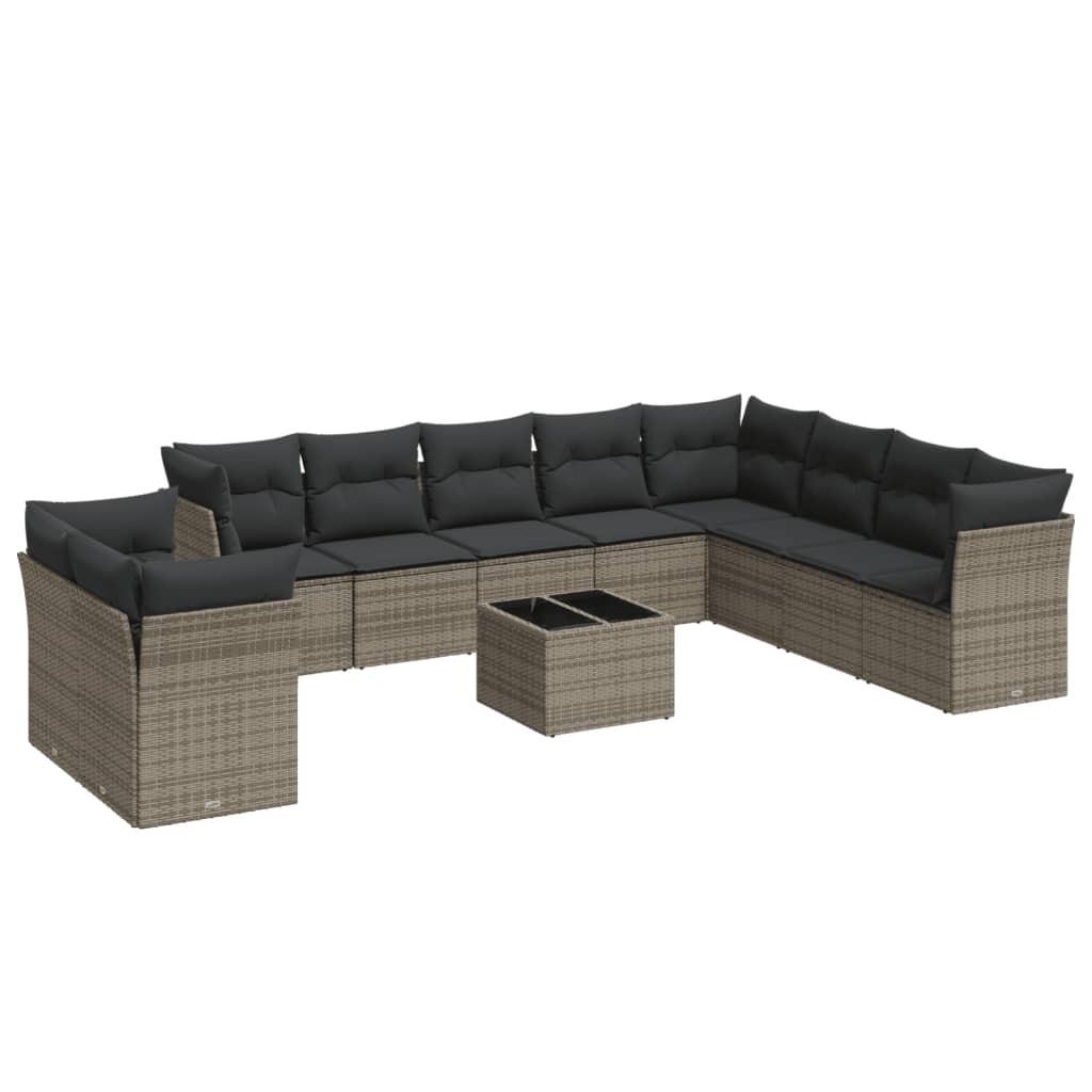 VidaXL Garten sofagarnitur poly-rattan
