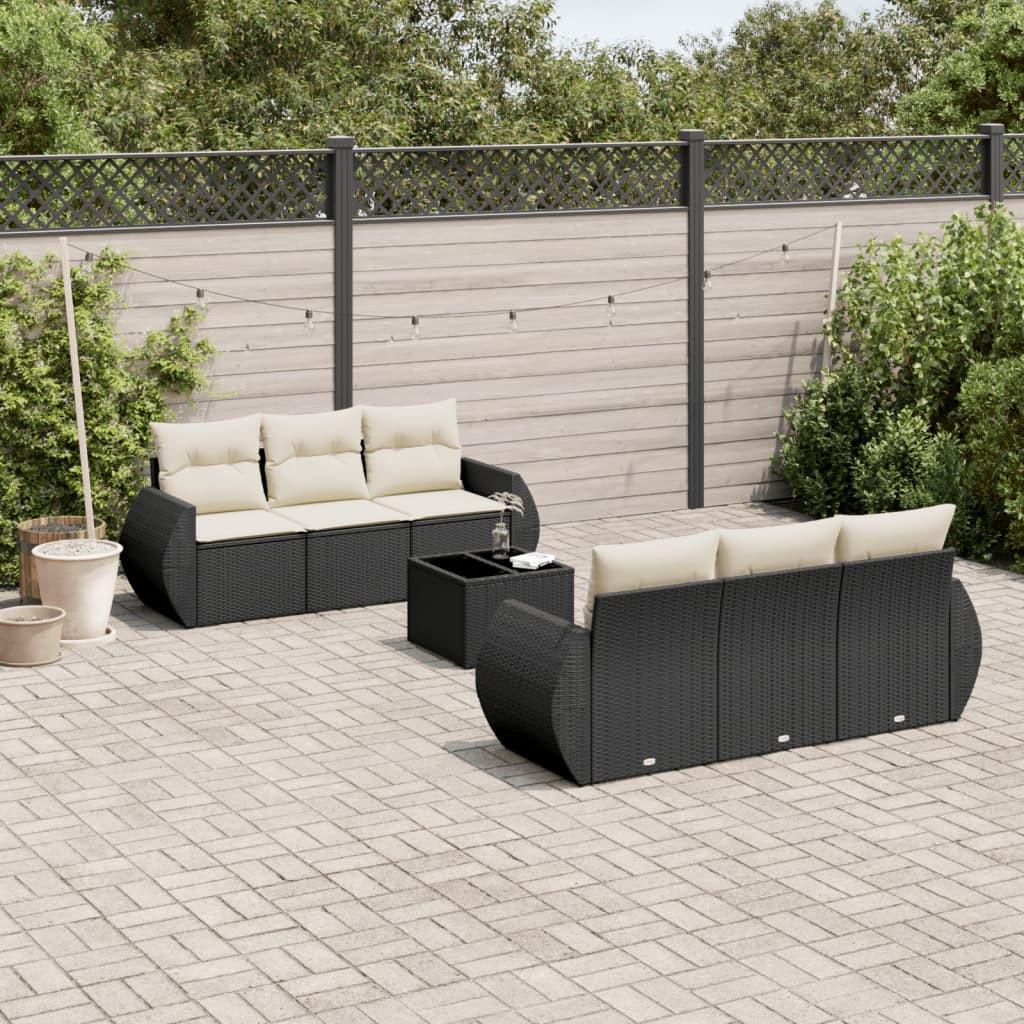 VidaXL Garten sofagarnitur poly-rattan