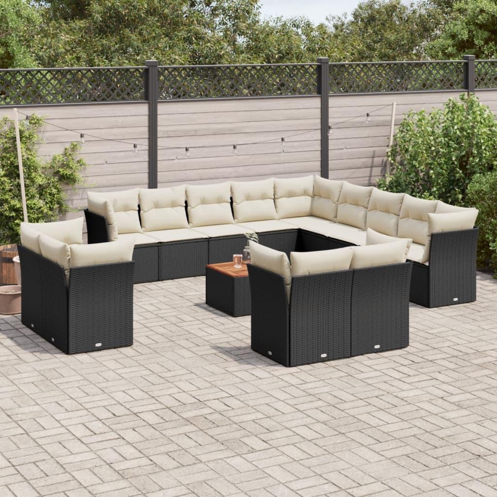 VidaXL Garten sofagarnitur poly-rattan