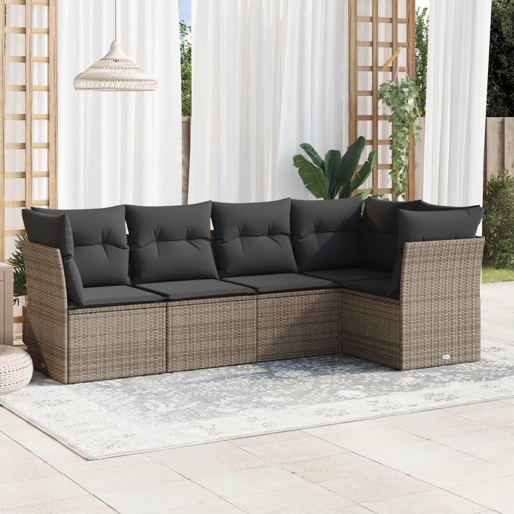 VidaXL Garten sofagarnitur poly-rattan