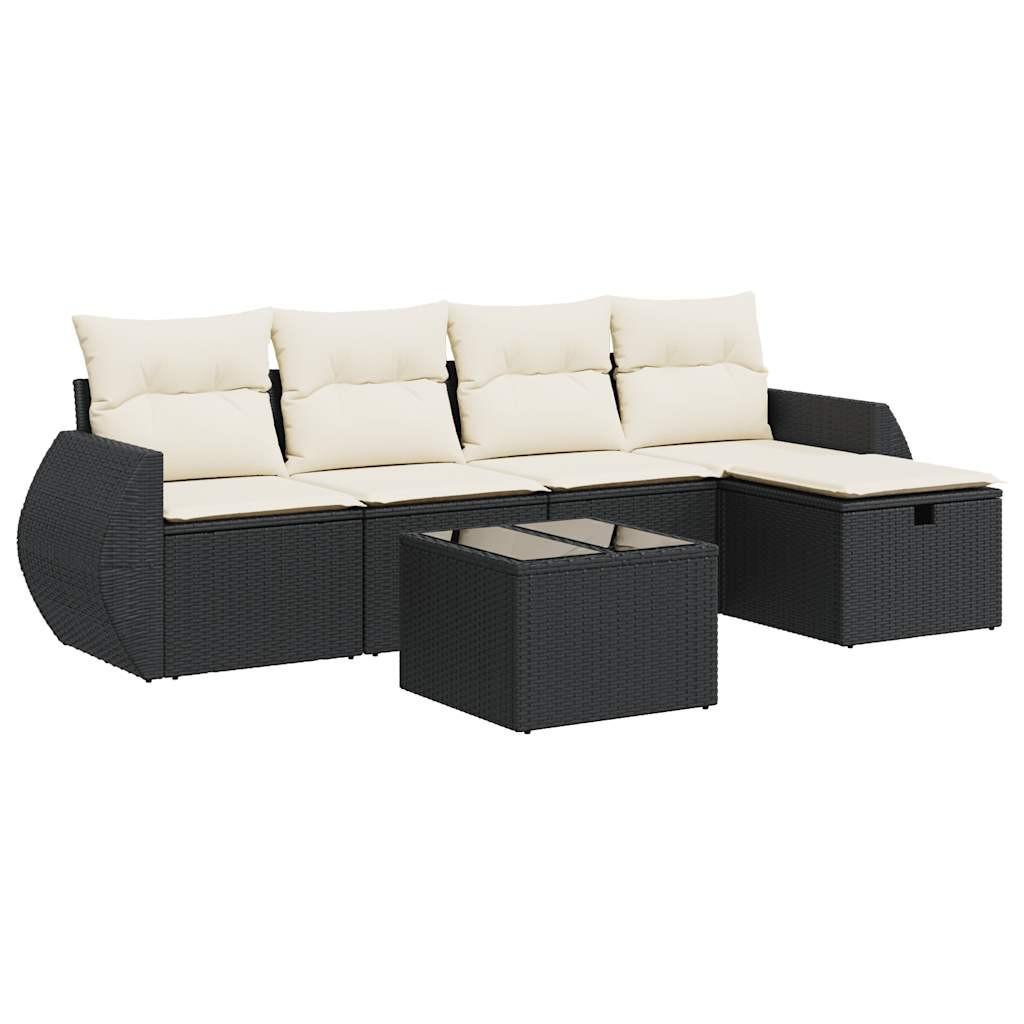 VidaXL Gartensofa set poly-rattan
