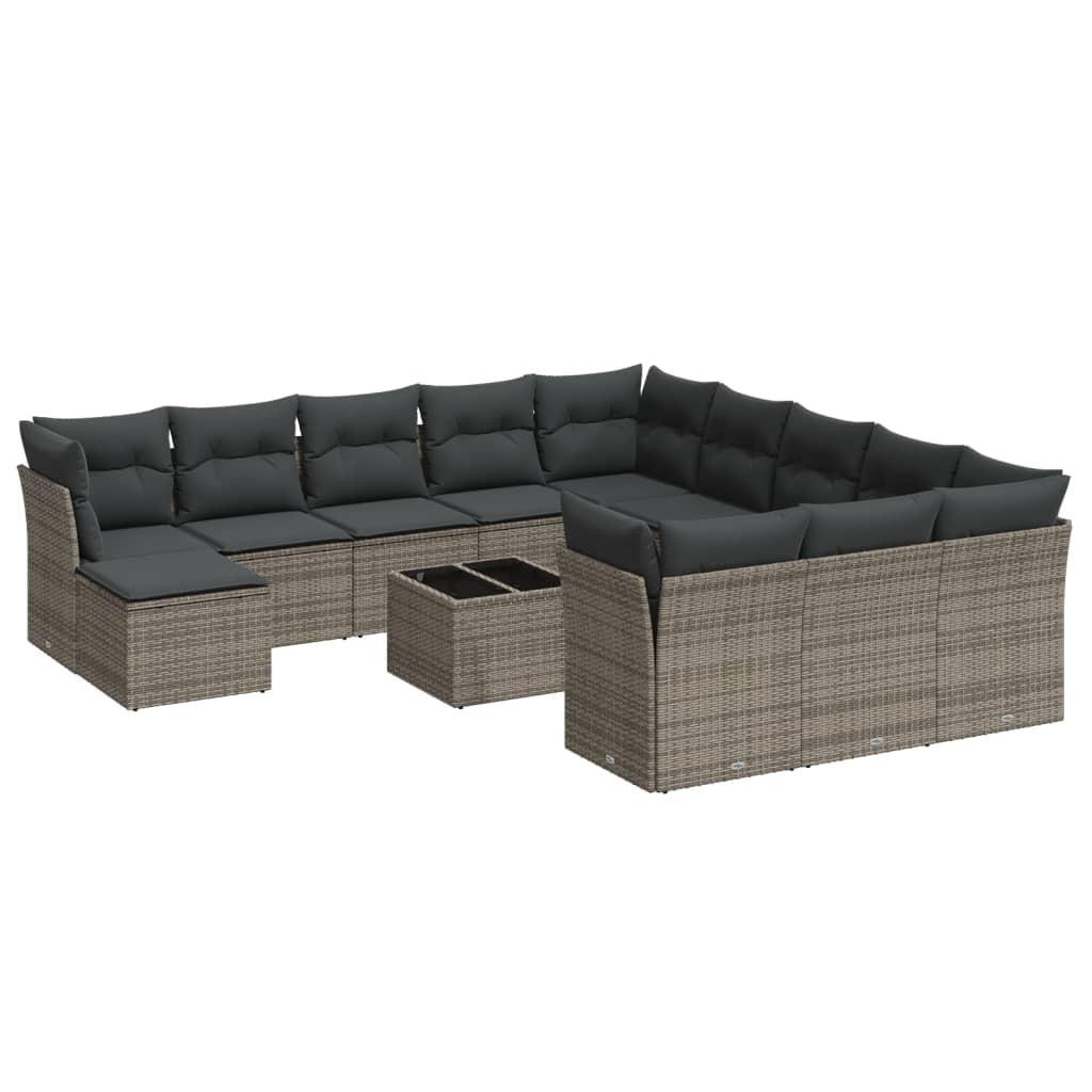 VidaXL Garten sofagarnitur poly-rattan