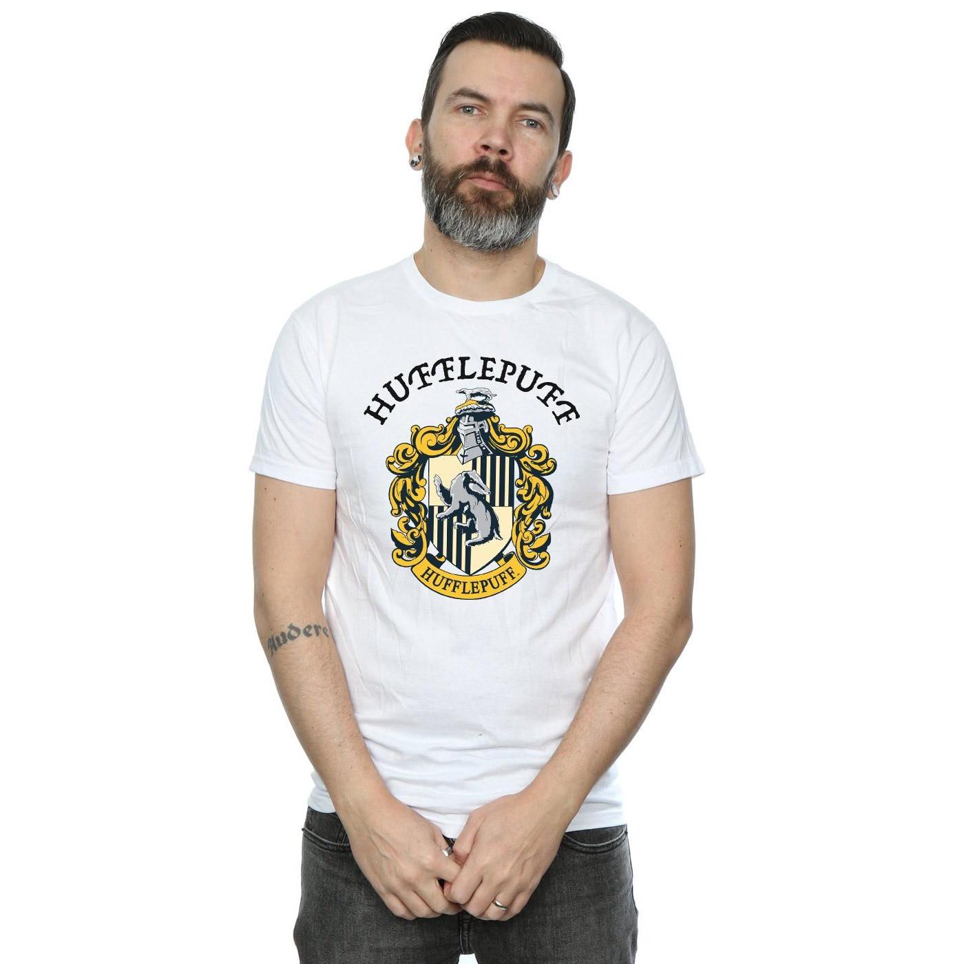 Harry Potter Hufflepuff Wappen Kurzarm T-Shirt