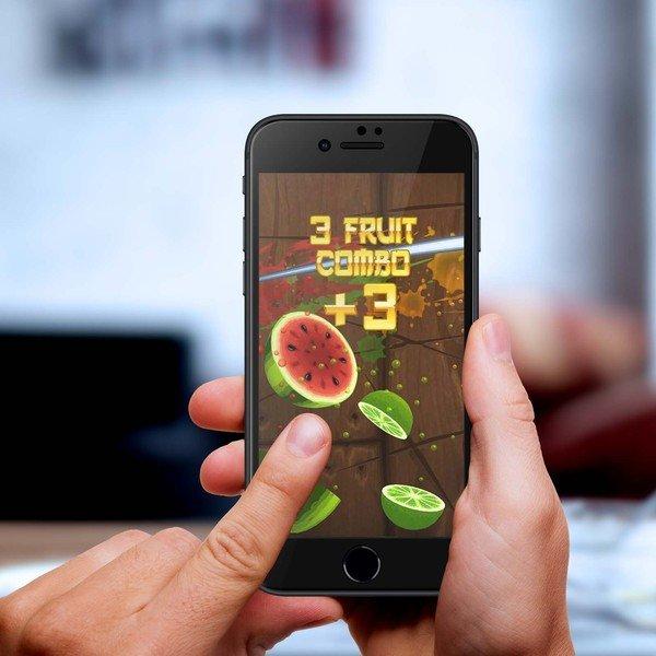 Avizar iPhone 7/8/SE 2020 gehärtete Glasfolie